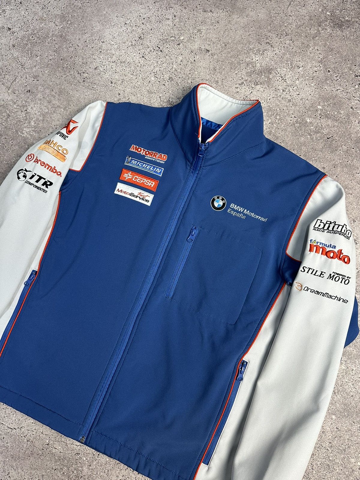 BMW Vintage BMW Motorrad Racing Jacket Y2K Streetwear Size US S / EU 44-46 / 1 - 6 Thumbnail