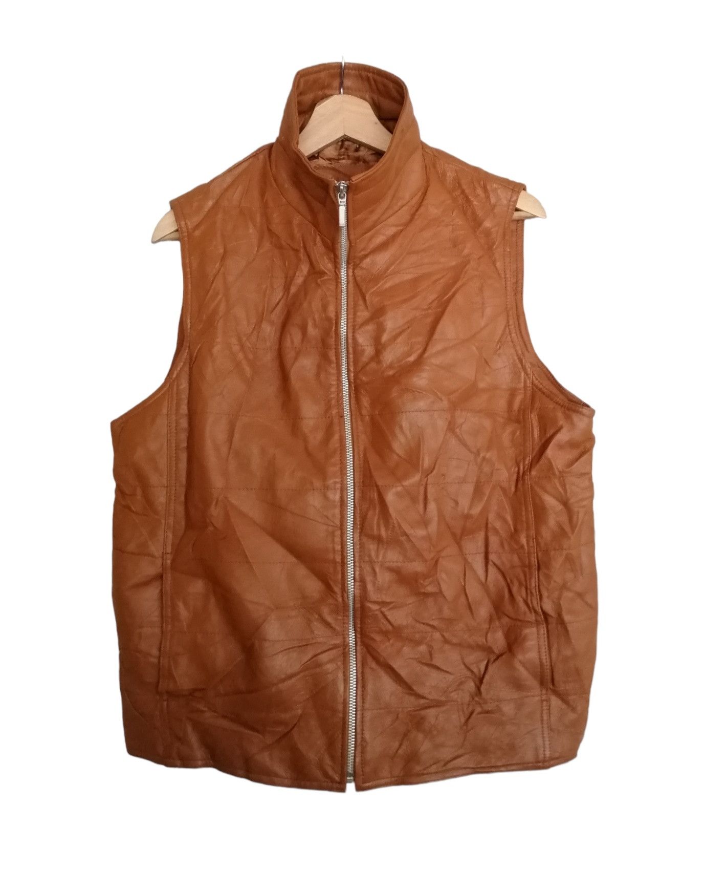 Gianni Valentino Gianni Valentino Italy Leather Vest Jacket Size US M / EU 48-50 / 2 - 2 Thumbnail
