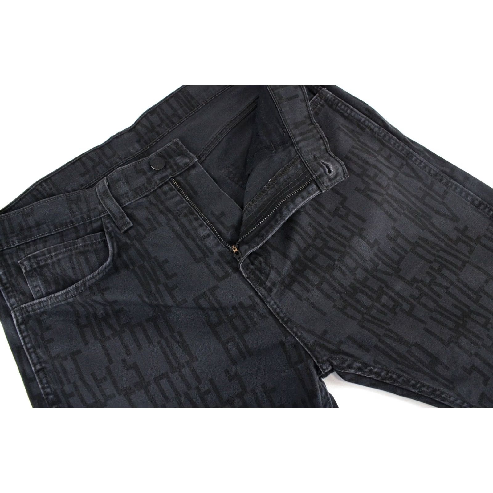 Levi's Levi's 510 Jeans Men's Slim Fit Patterned Denim Pants W34/L34 Black Zip Size US 34 / EU 50 - 4 Thumbnail