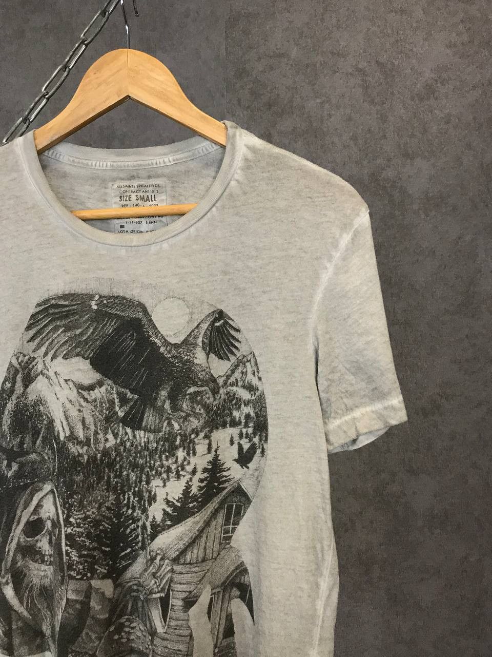 Allsaints Allsaints vintage skull art tee Size US S / EU 44-46 / 1 - 2 Thumbnail