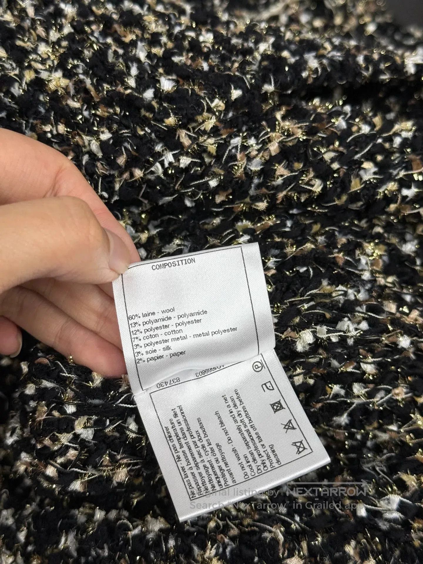 Chanel Chanel Egypt Series Black Gold Sweater. Size US M / EU 48-50 / 2 - 6 Thumbnail