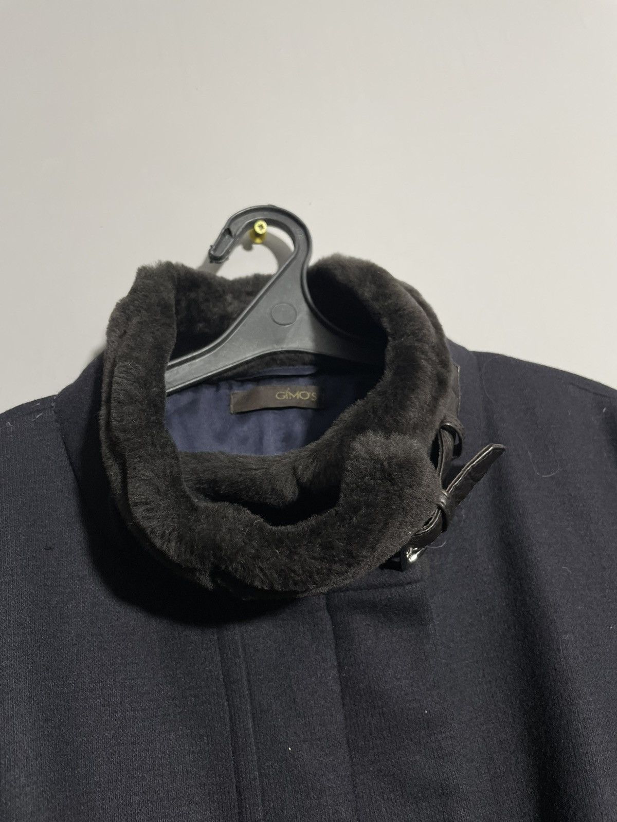 Gimo's Gimo’s Wool Cashmere Fur Men’s coat size 50 Navy Blue Size US M / EU 48-50 / 2 - 3 Thumbnail