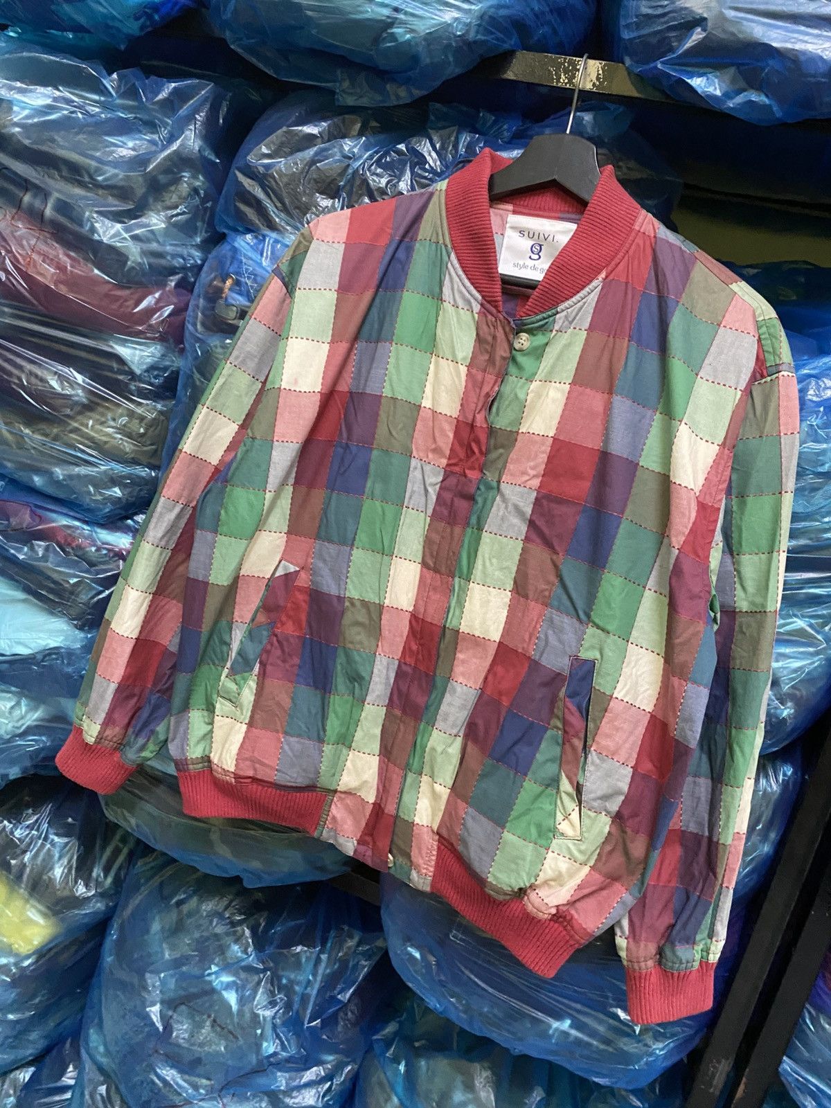 Japanese Brand VINTAGE SUIVI PATCHWORK JACKET Size US M / EU 48-50 / 2 - 2 Thumbnail