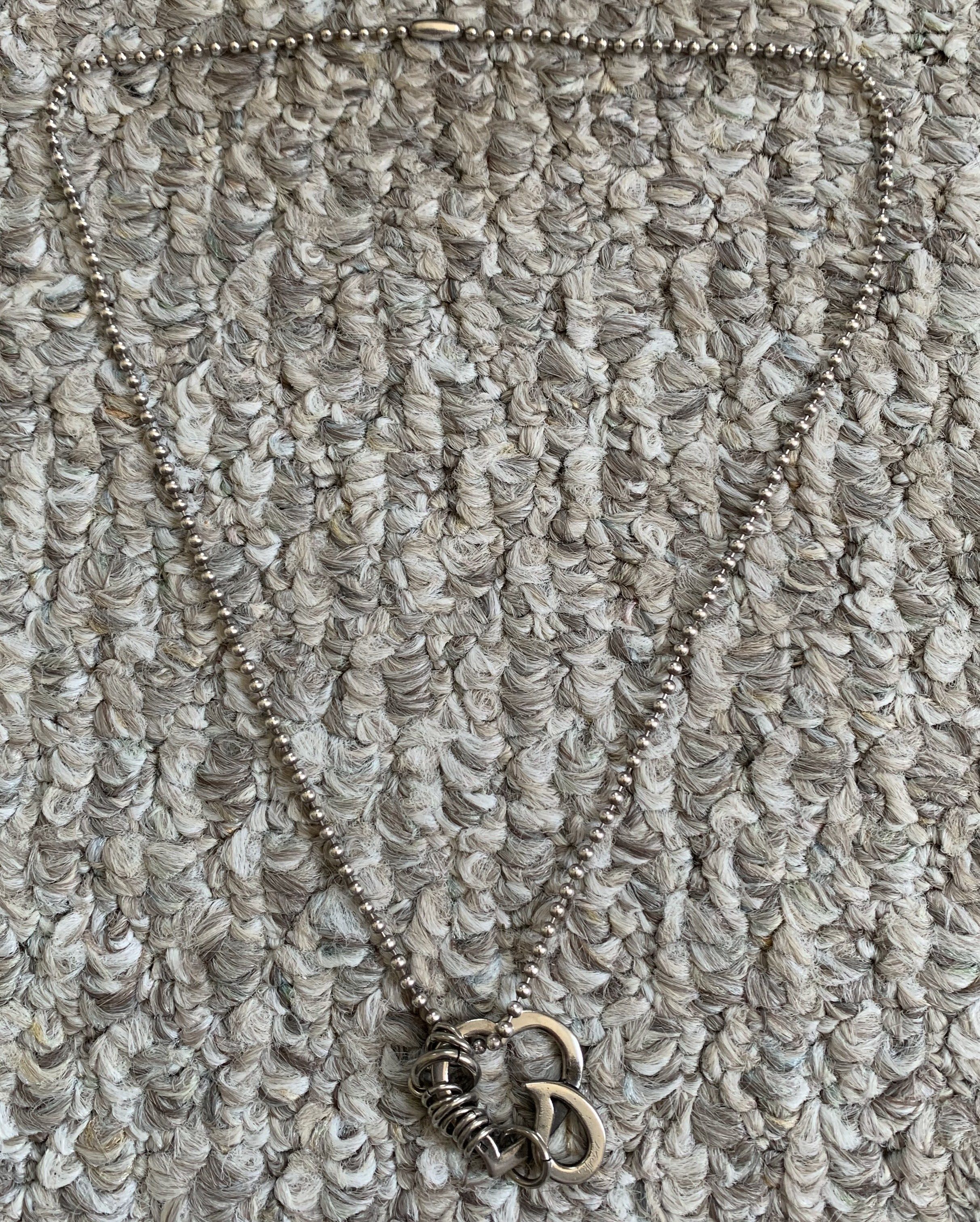 Jam Home Made × Number (N)ine FW03 Number (N)ine Crying Heart Sterling Silver Necklace Size ONE SIZE - 6 Thumbnail