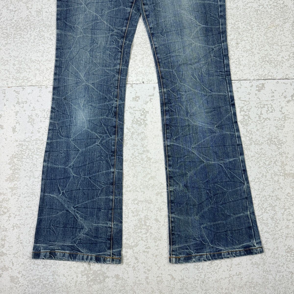 If Six Was Nine Flare - 2000s Wavelist Blue Jeans Size US 28 / EU 44 - 4 Thumbnail