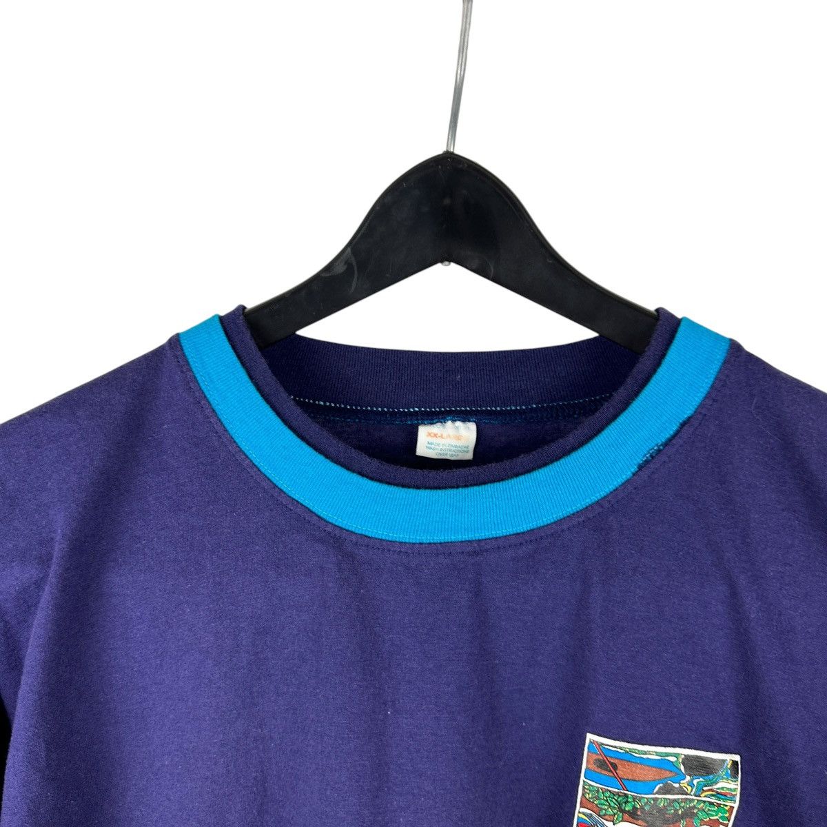 Vintage Vintage 90s Shearwater Rafting Zambezi Tourist Shirt Size US XXL / EU 58 / 5 - 4 Thumbnail
