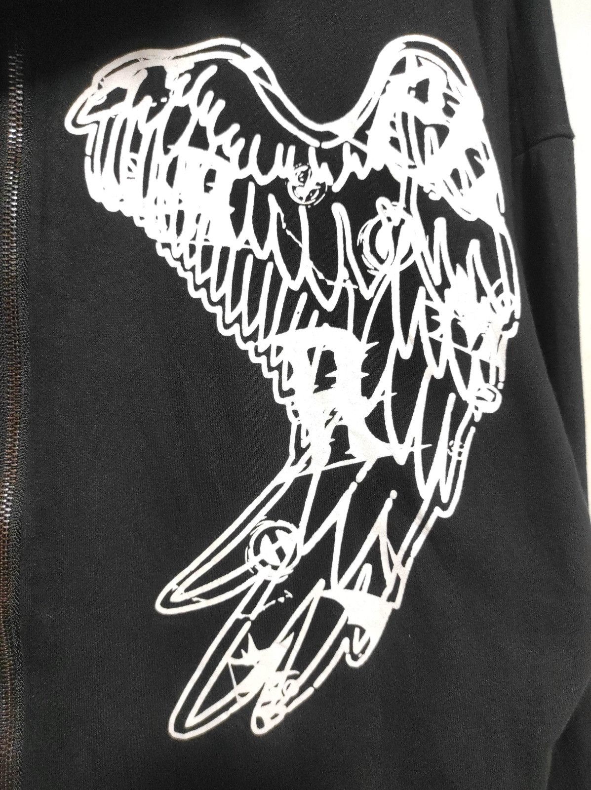 Japanese Brand Nier Clouting wings back zip fur hoodie LGB style Size US XL / EU 56 / 4 - 13 Thumbnail