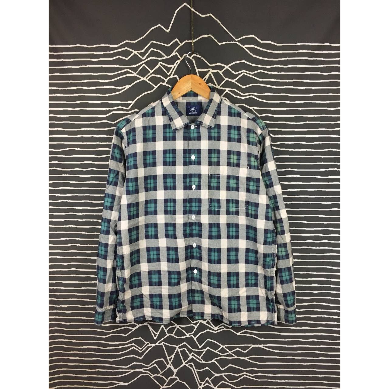Save Khaki United S.K.U Save Khaki United Casual Checkered Flannel Shirt Size US S / EU 44-46 / 1 - 2 Thumbnail