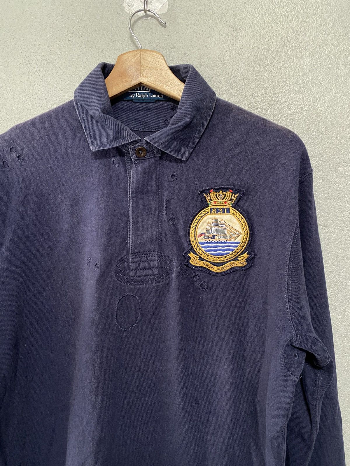 Polo Ralph Lauren Polo Ralph Lauren distressed patches Size US L / EU 52-54 / 3 - 5 Thumbnail