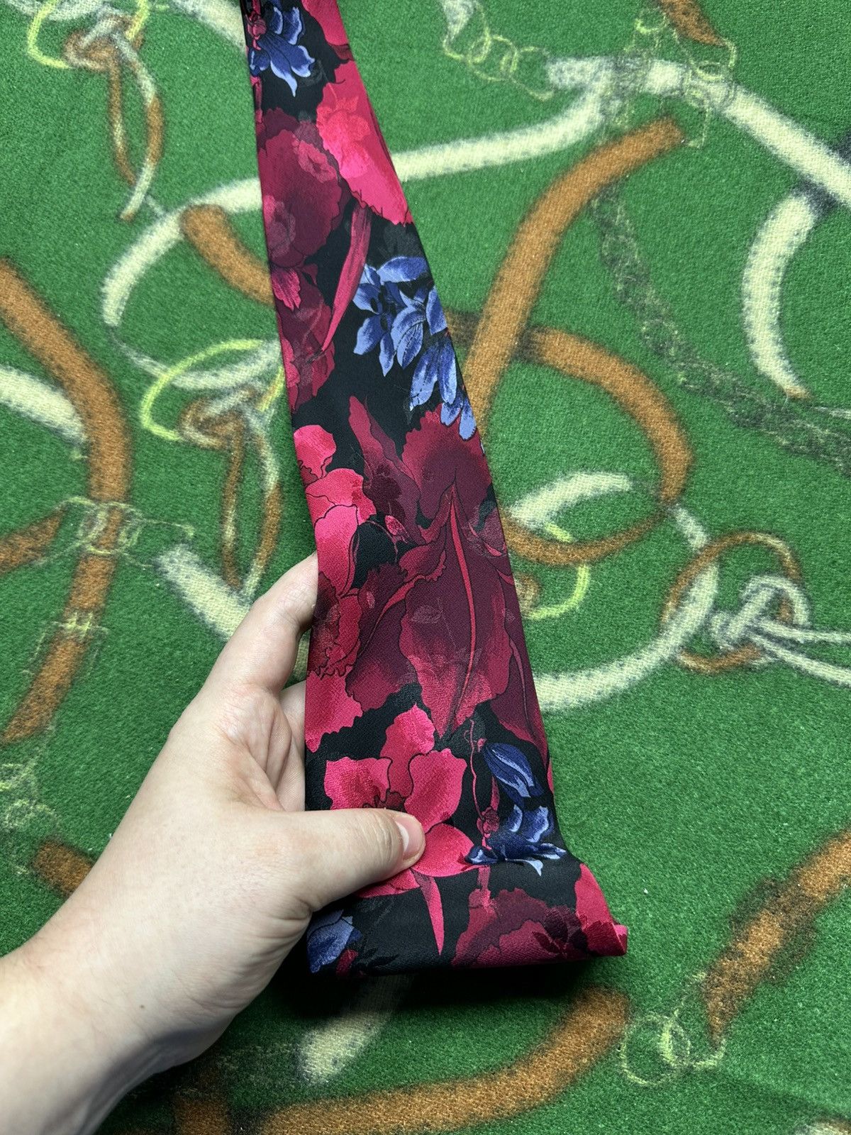 Brioni Brioni Pure Silk Floral Tie Size ONE SIZE - 4 Thumbnail