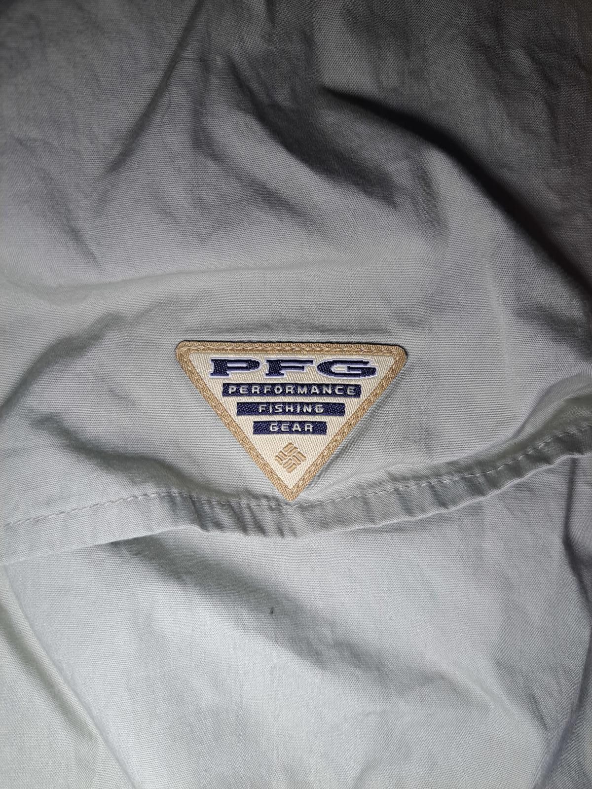 Columbia Columbia PFG Shirt Button Down Mens Medium Gray Cotton Size US M / EU 48-50 / 2 - 3 Thumbnail