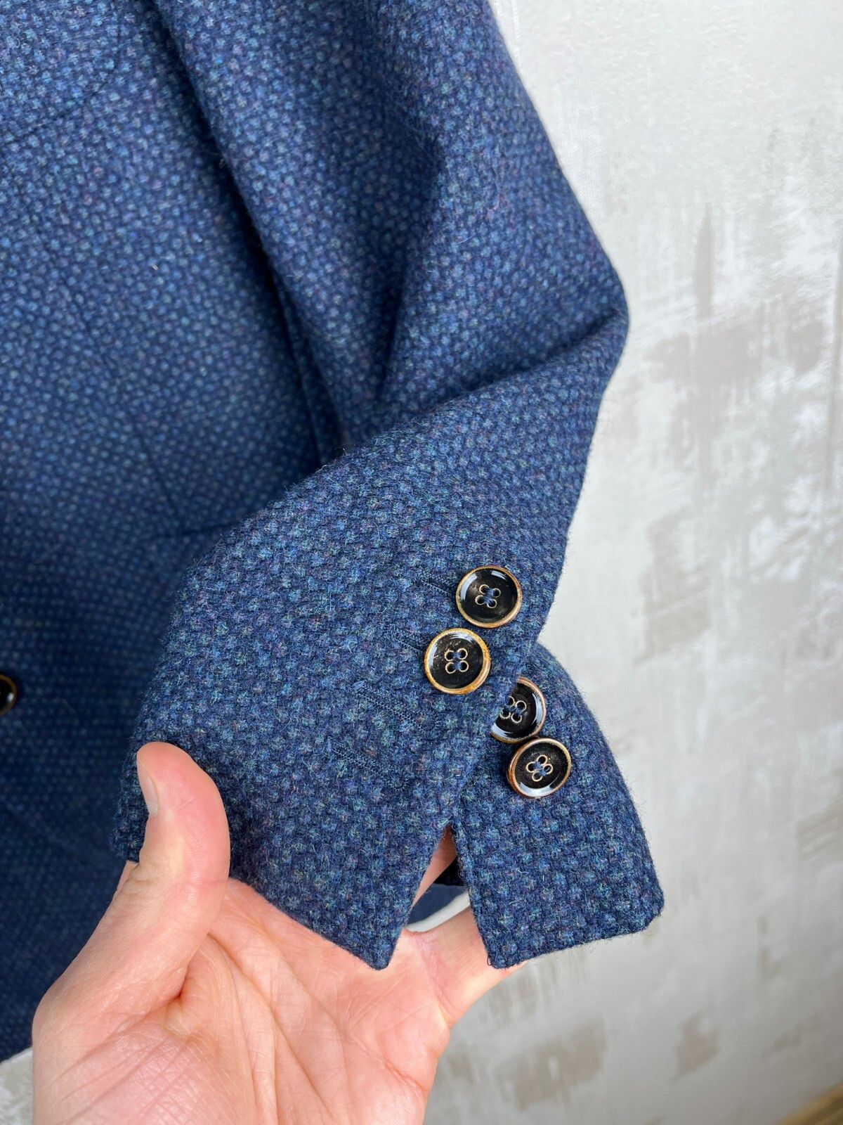Designer SCALPERS Wool Blazer Jacket Size EUR 46 Navy Blue Size US S / EU 44-46 / 1 - 5 Thumbnail
