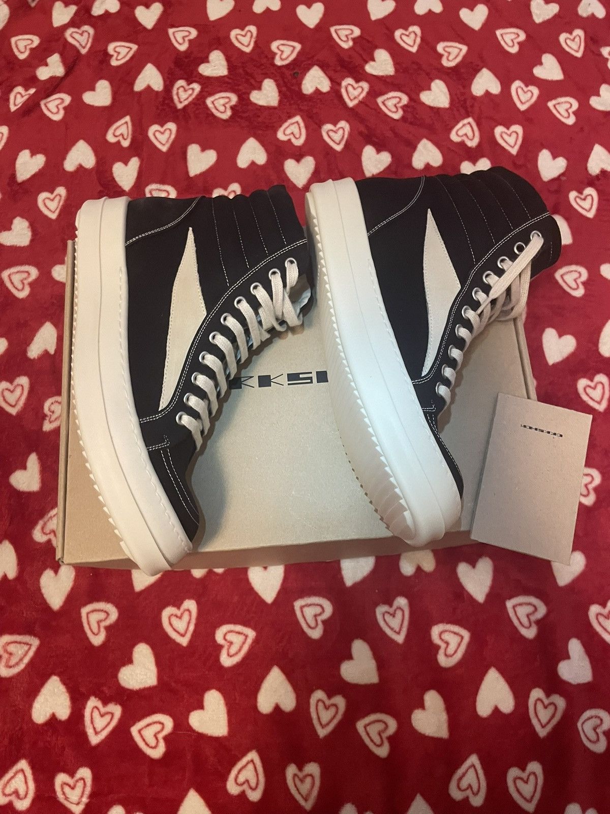 Rick Owens Rick Owen high top vans (rare) brand new with box Size US 8 / IT 38 - 3 Thumbnail