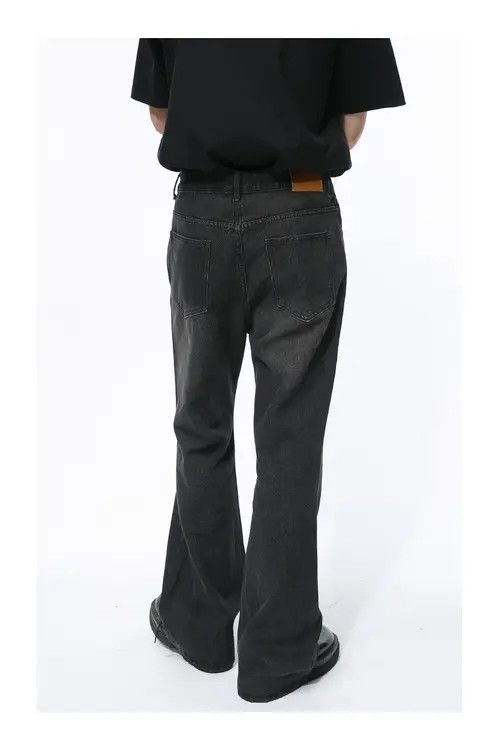 Japanese Brand × Jean Vintage Black Loose Washed Bootcut Jeans Size US 32 / EU 48 - 4 Thumbnail