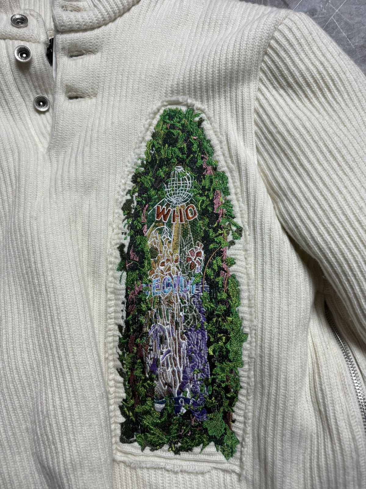 Ev Bravado × Who Decides War Who Decides War Garden Glass Puffed Wool Rugby Sweater Size US XL / EU 56 / 4 - 3 Thumbnail