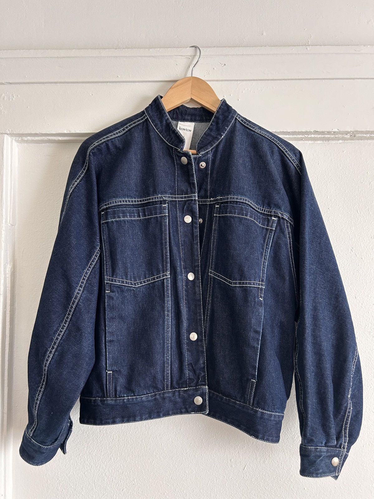Kowtow Kowtow Oversized Denim Jacket Size S / US 4 / IT 40 - 1 Thumbnail