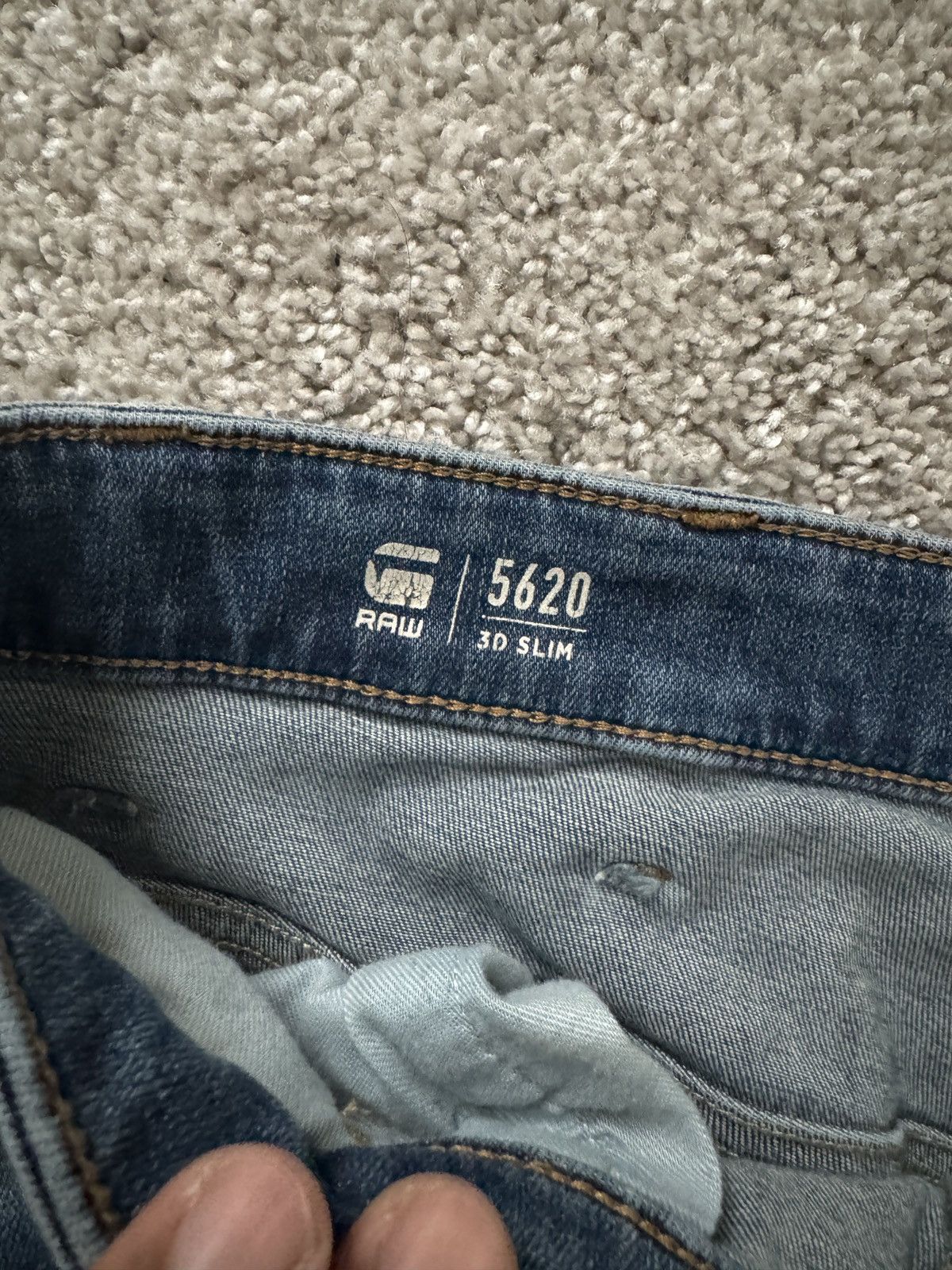 G-Star G-Star 5620 3D Slim Jeans Size US 31 - 2 Thumbnail