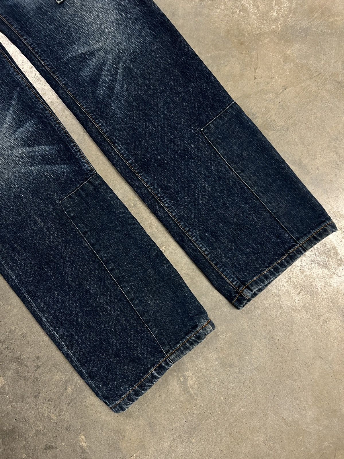 Dolce & Gabbana 00s Vintage Dolce & Gabbana Patchwork Jeans Size US 33 - 2 Thumbnail