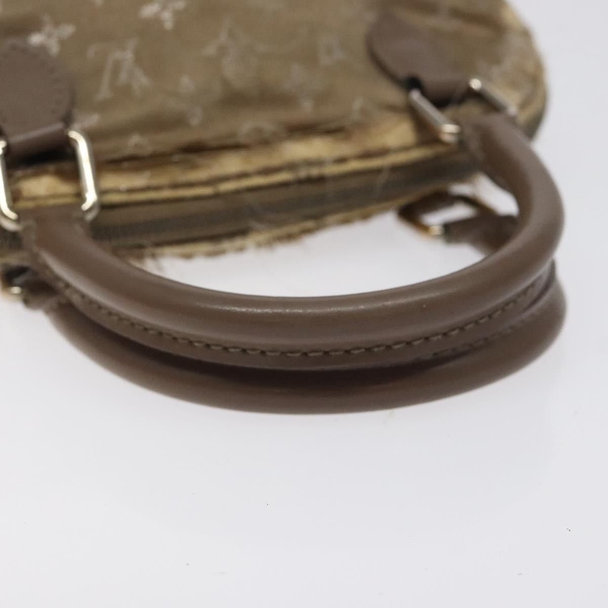 Louis Vuitton LOUIS VUITTON Monogram Satin Little Alma Hand Bag Gray Size ONE SIZE - 7 Thumbnail