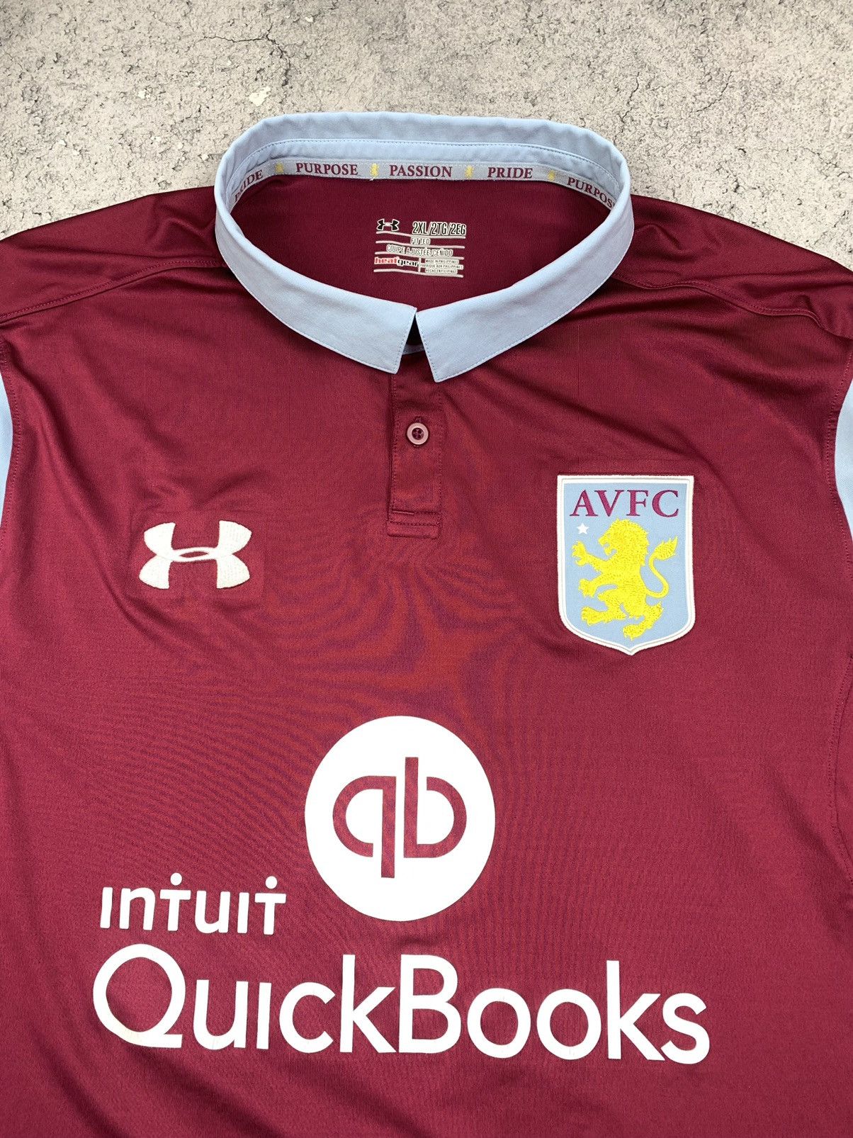 Under Armour Under Armour Aston Villa 2016-2017 Home Jersey Size XXL Size US XXL / EU 58 / 5 - 3 Thumbnail