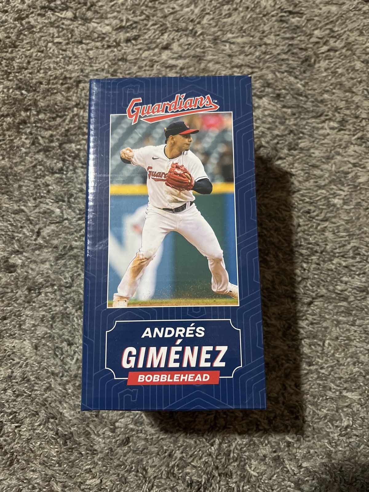 MLB Cleveland Guardians Andrés Giménez Bobblehead Size ONE SIZE - 1 Thumbnail