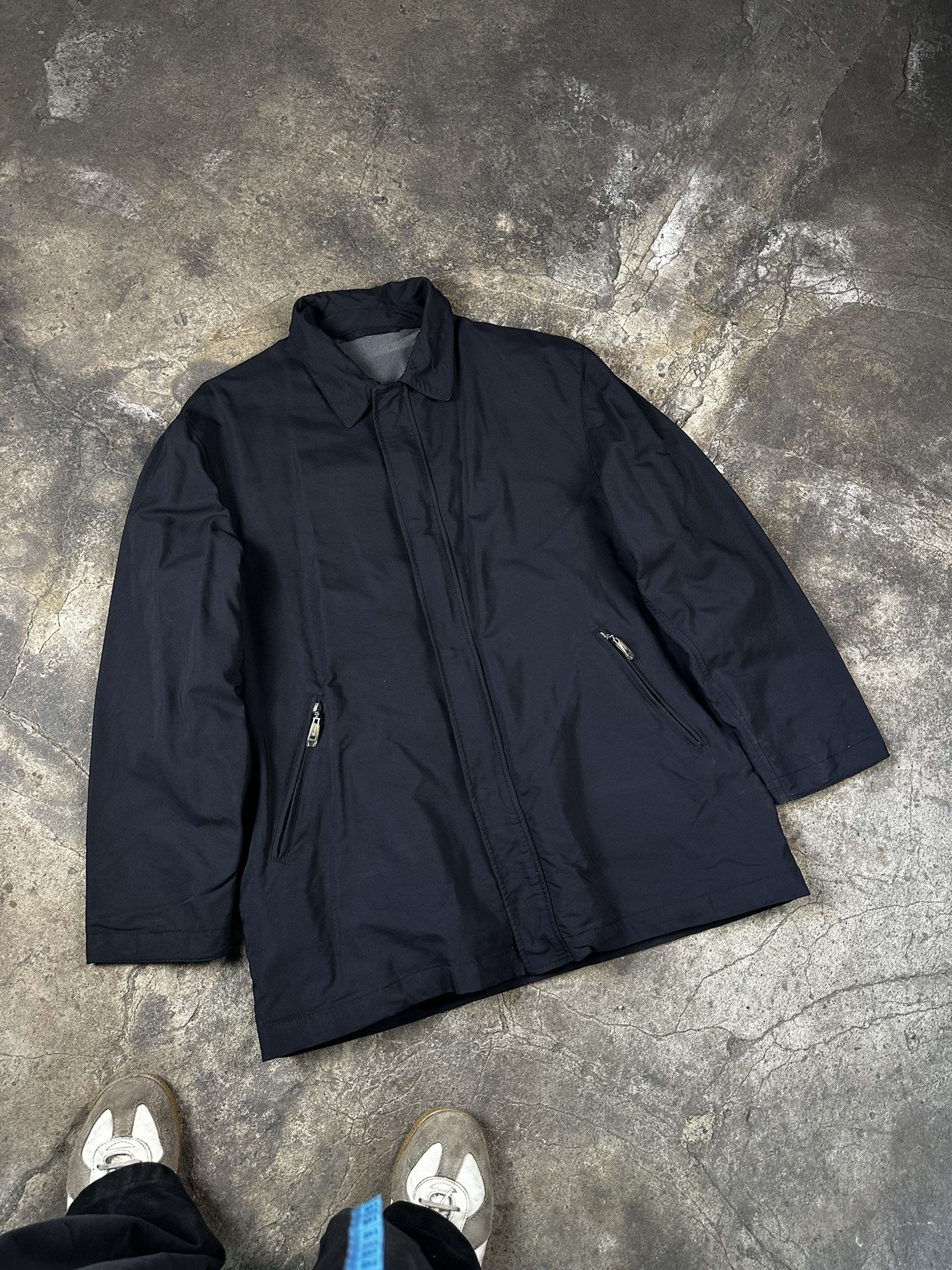 Corneliani Corneliani Luxury Nylon Coat Oldmoney Size US L / EU 52-54 / 3 - 1 Thumbnail