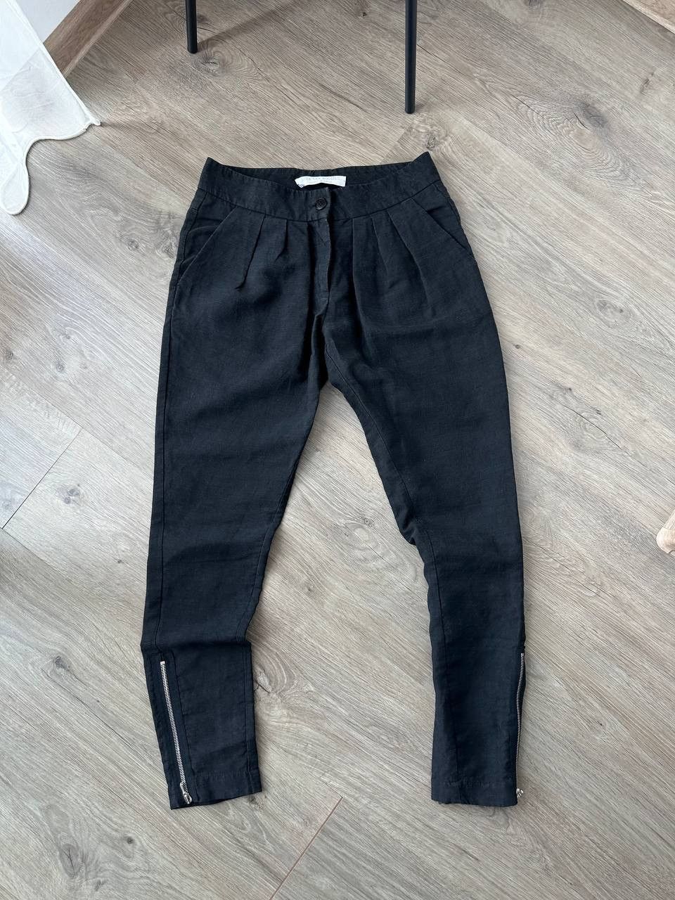 If Six Was Nine Vintage Nina Van ROOIJEN Black Rare Pants Size US 28 / EU 44 - 7 Thumbnail