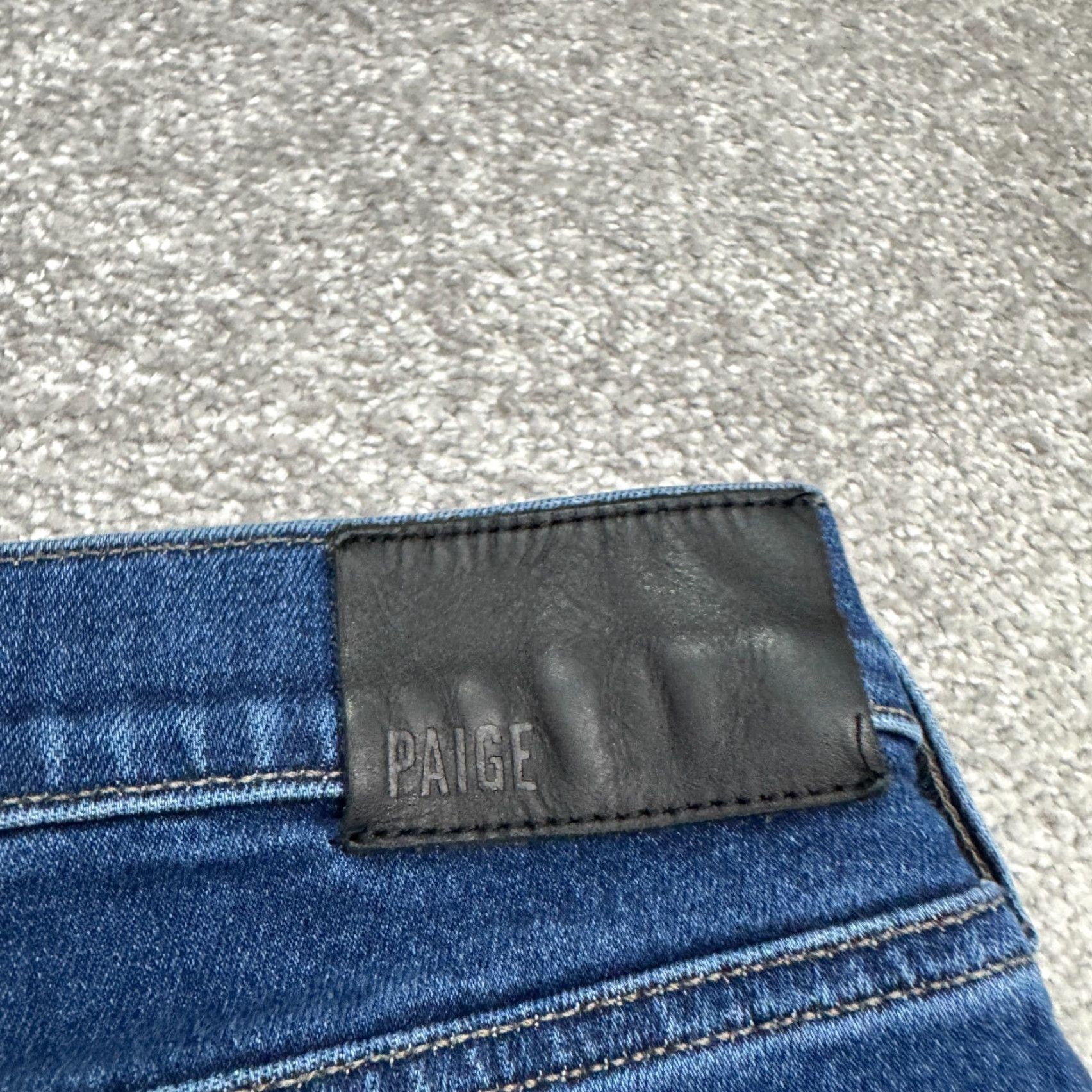 Paige Paige Federal Jeans Straight Leg Denim Womens 38 Blue Cotton Blend Casual Vintage No Size 26" / US 2 / IT 38 - 5 Thumbnail