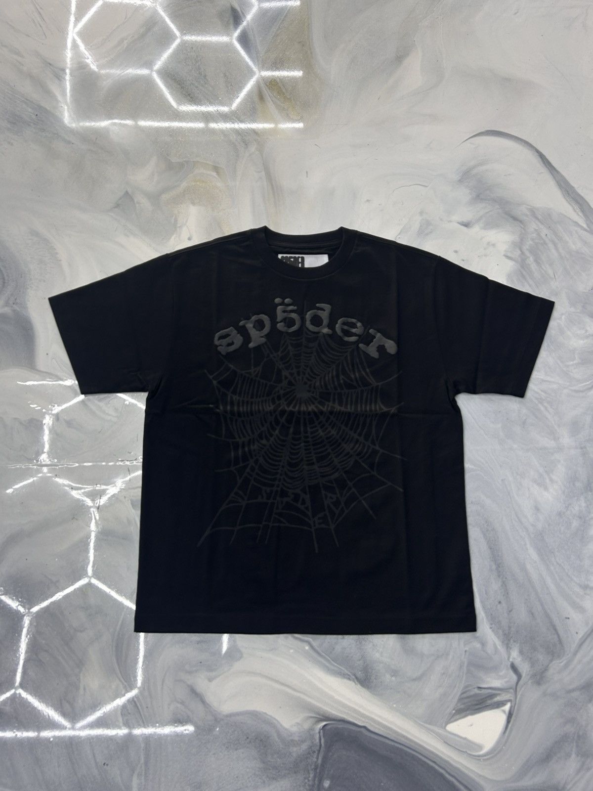 Sp5der Sp5der Phantom OG Web Tee 2 Tone Black Size L Size US L / EU 52-54 / 3 - 1 Thumbnail