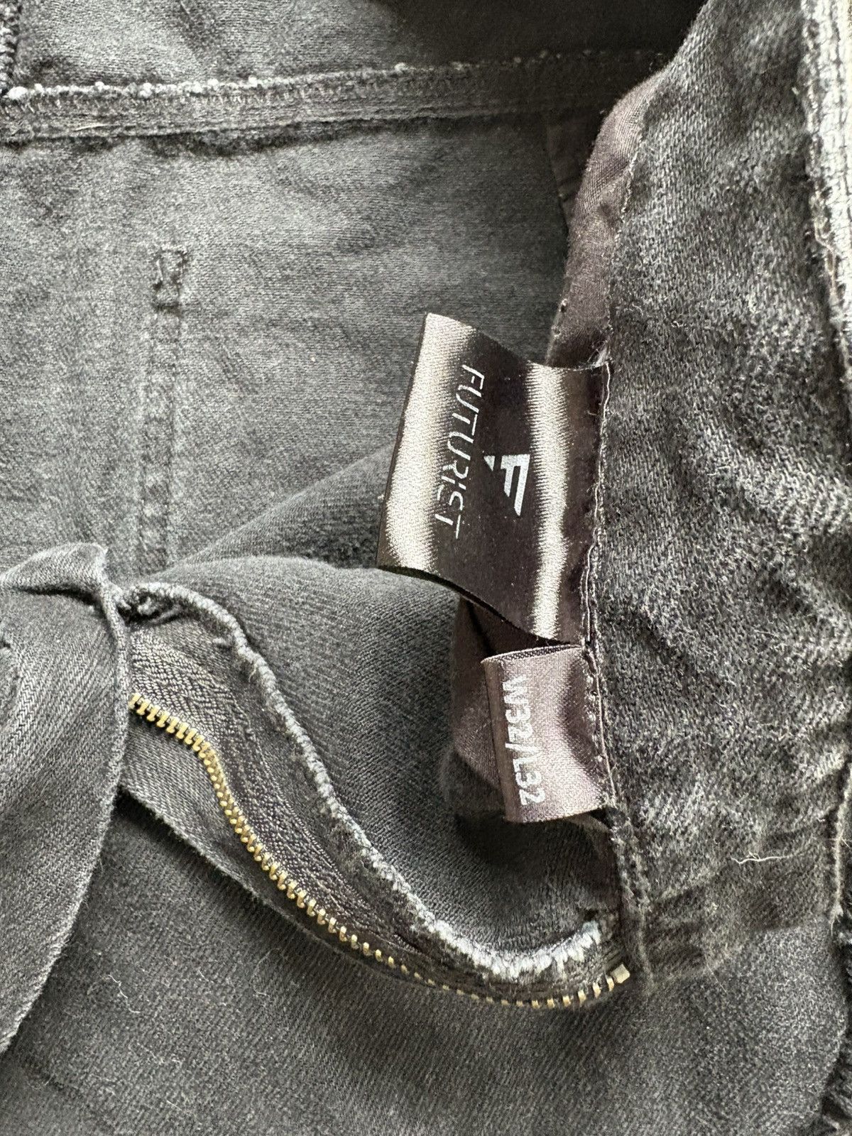 Other Futurist frayed black denim Size US 31 - 3 Thumbnail