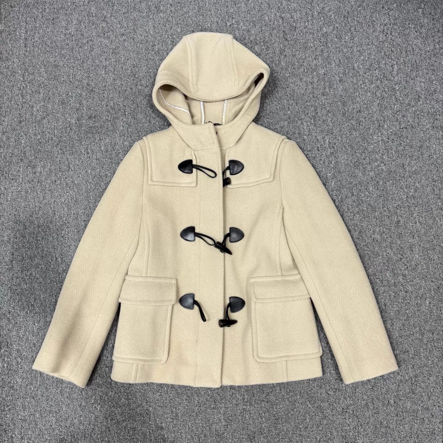 Burberry Burberry khaki wool coat UK8 99 new Size S / US 4 / IT 40 - 1 Thumbnail