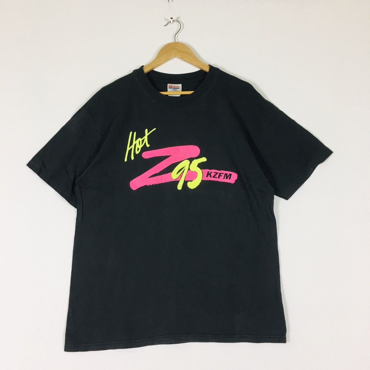 Hanes × Vintage Vintage Hot Z95 KZFM By Hanes Size US M / EU 48-50 / 2 - 1 Thumbnail