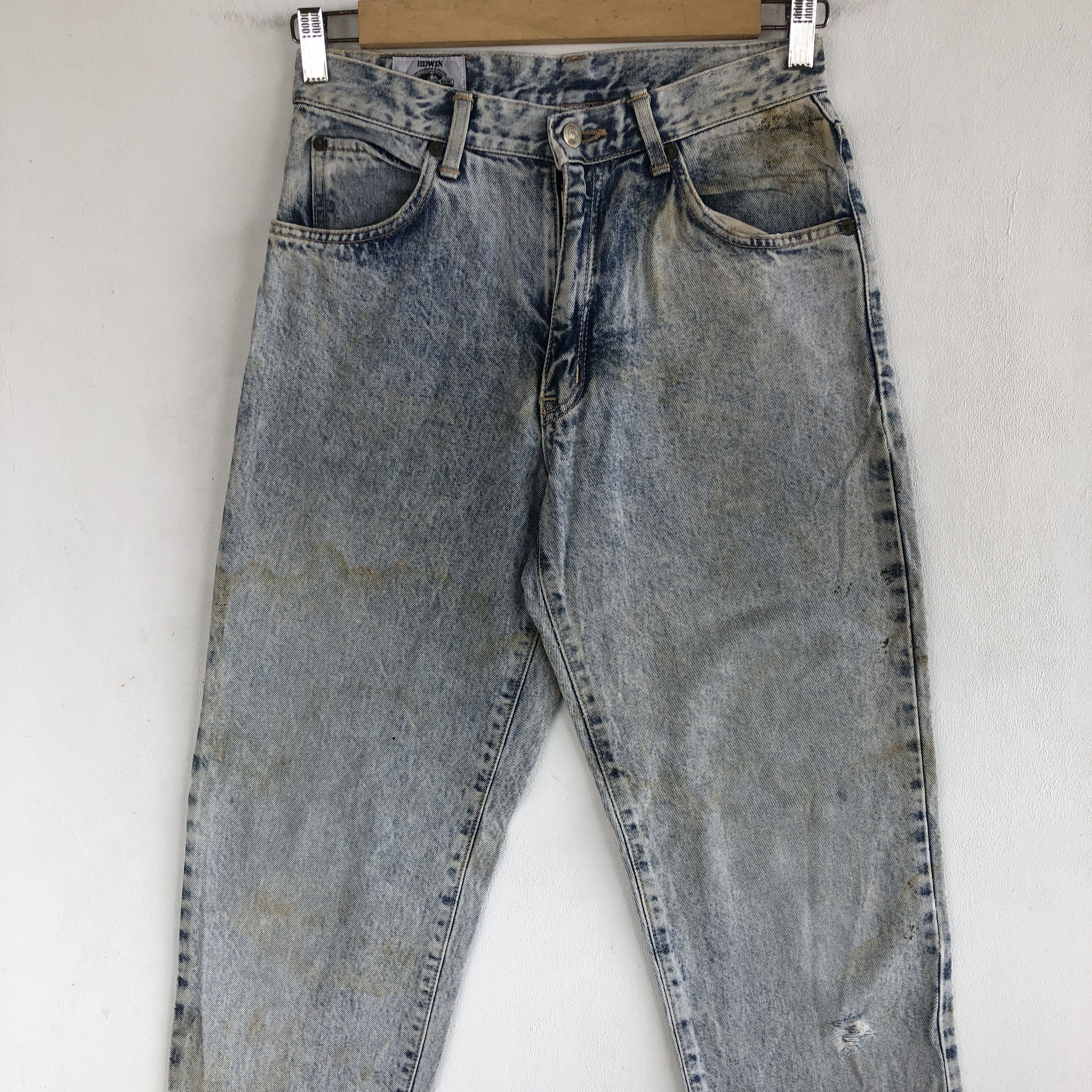 Japanese Brand Vintage Japanese Jeans Acid Wash Denim Pants Size 26" / US 2 / IT 38 - 3 Thumbnail