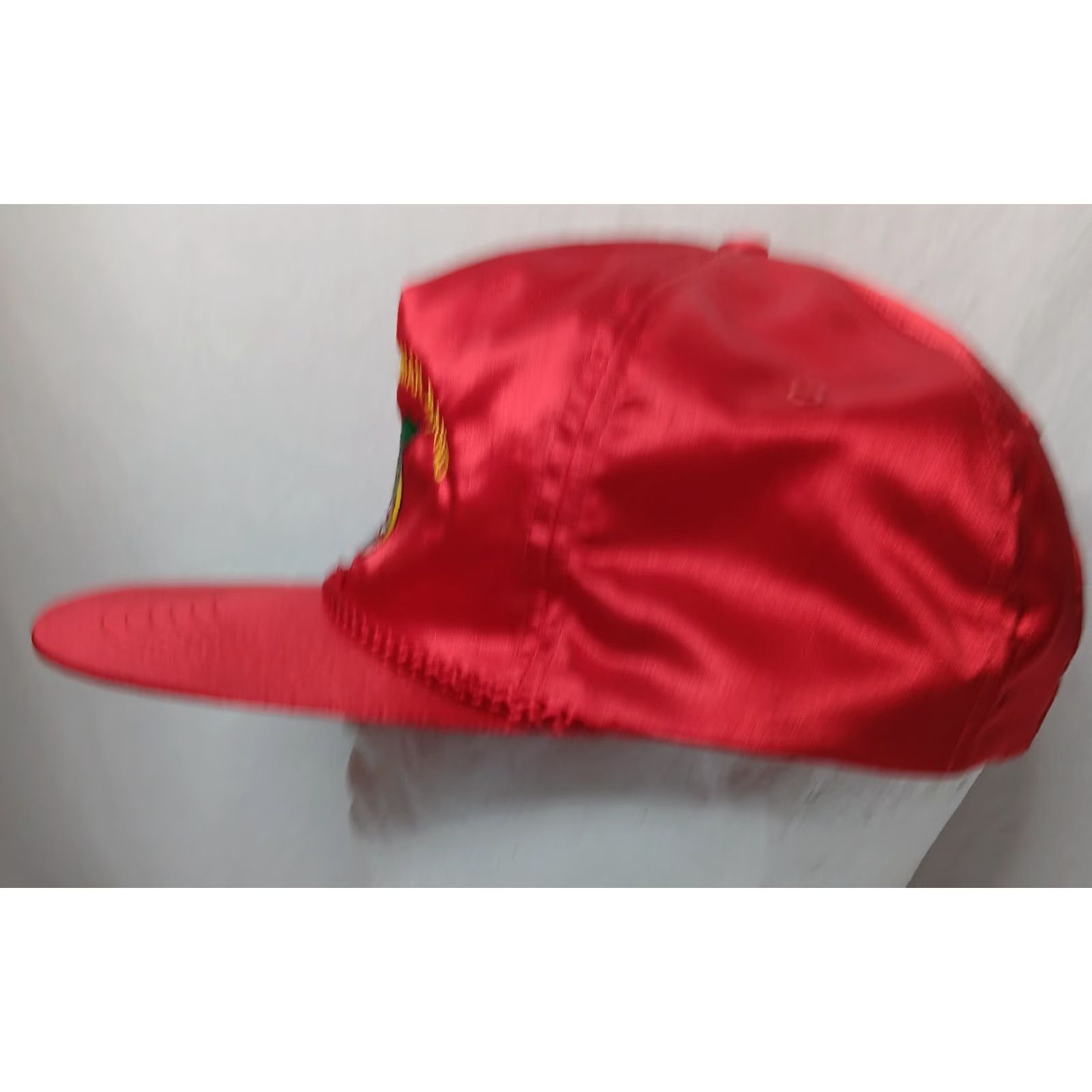 Vintage VINTAGE KC Shriners Osiris Arabian Band Cap Red Satin Adjustable YKK One Size Men Size ONE SIZE - 4 Thumbnail