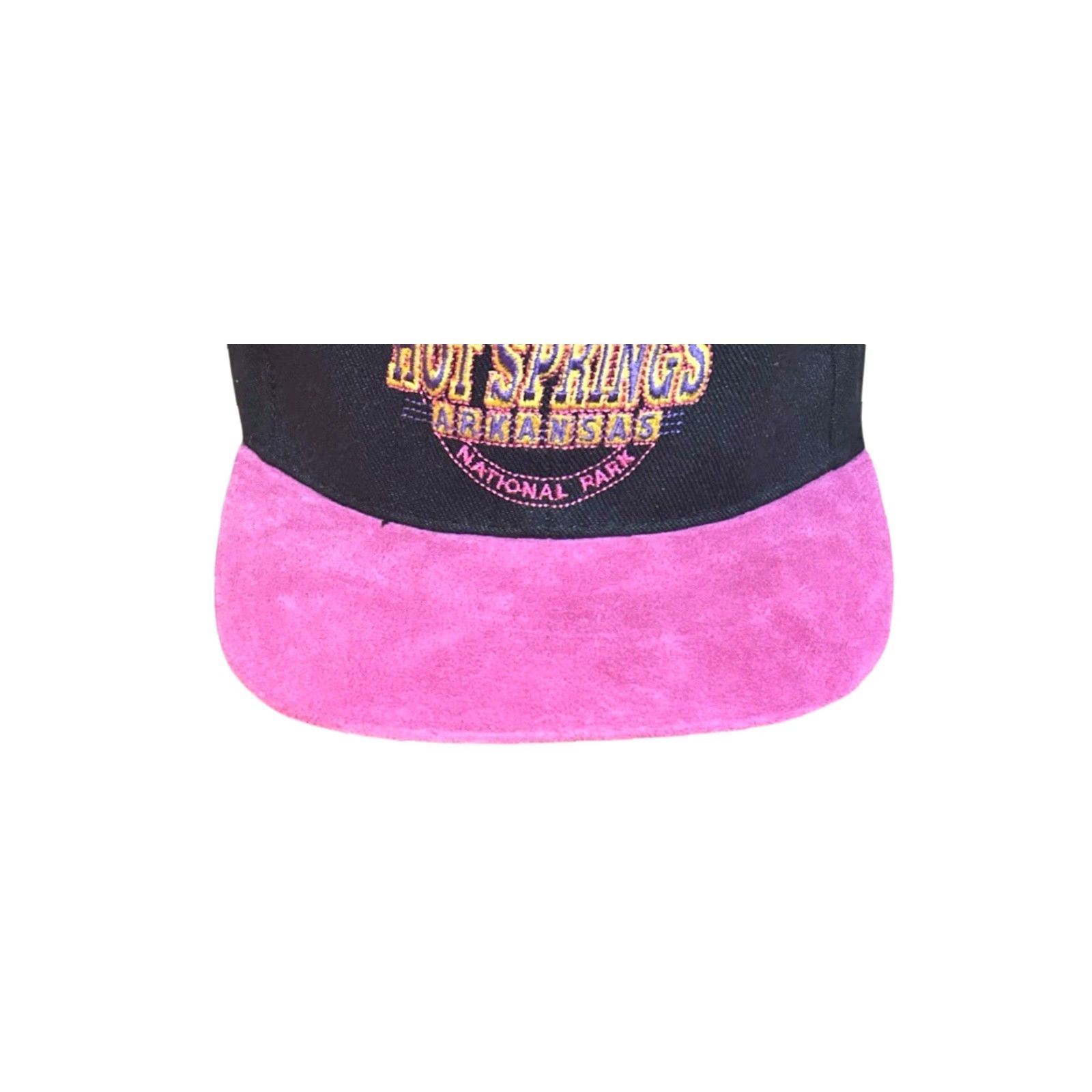 Vintage VINTAGE National Mountain Tower Hat Men Black Pink Y2K Adjustable Canvas Trucker Hat Size US M / EU 48-50 / 2 - 4 Thumbnail