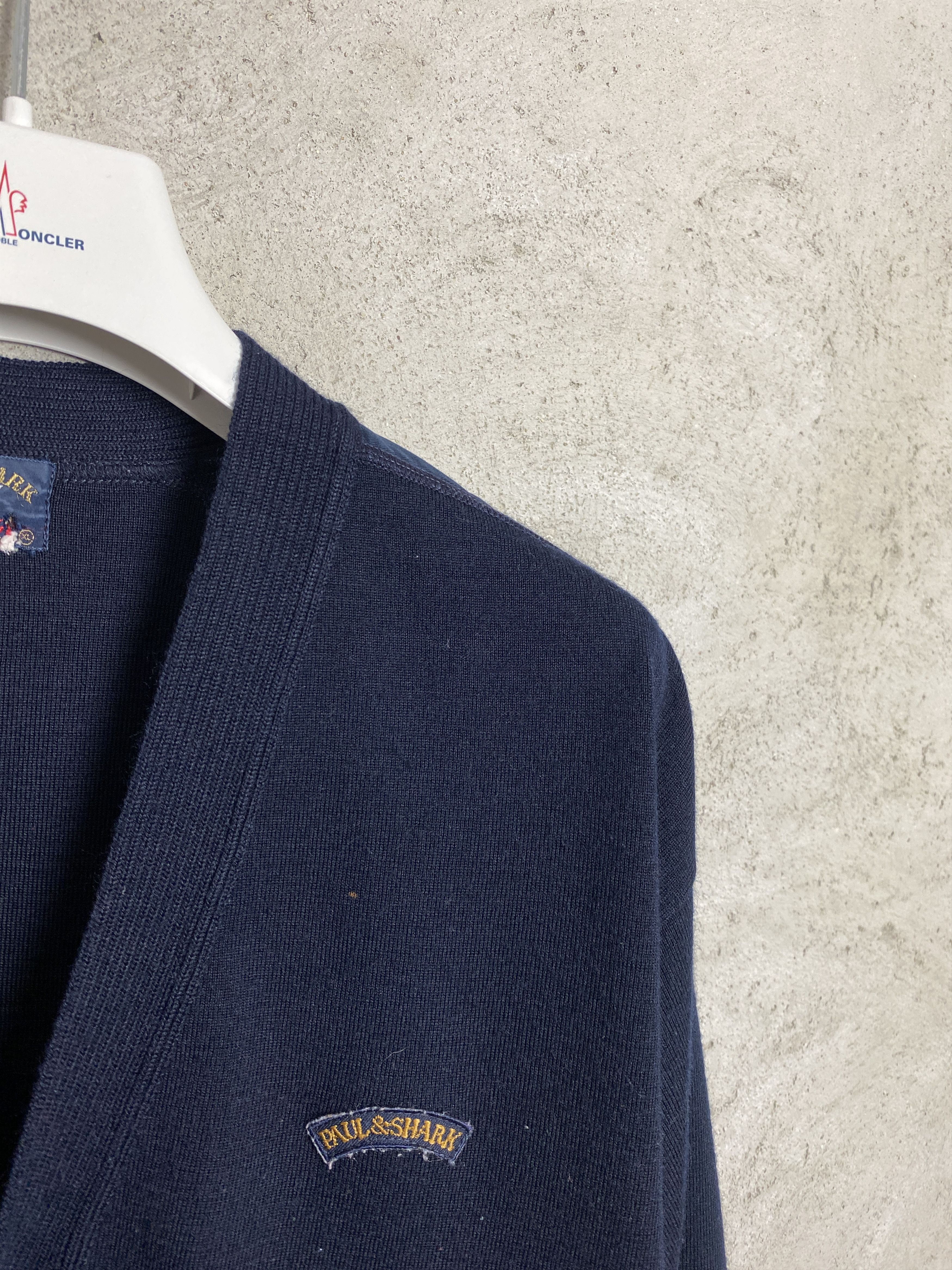 Paul & Shark Paul & Shark vintage wool blend cardigan sweater knitwear Size US XL / EU 56 / 4 - 2 Thumbnail