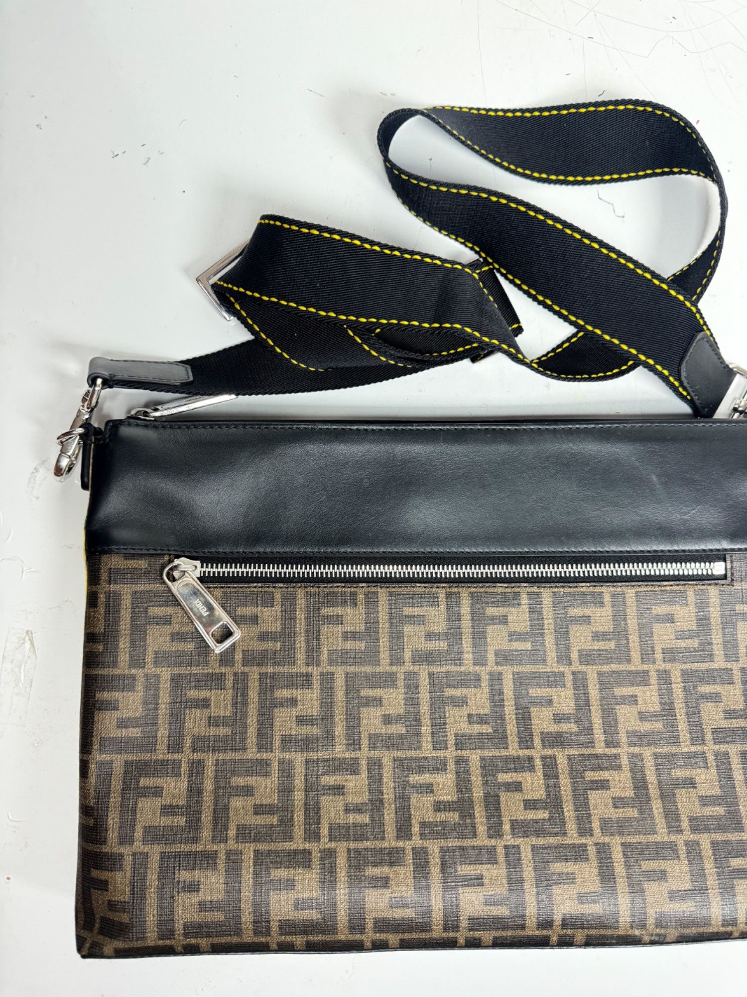 Fendi Fendi FF Zuca Pattern Shoulder Bag Size ONE SIZE - 3 Thumbnail