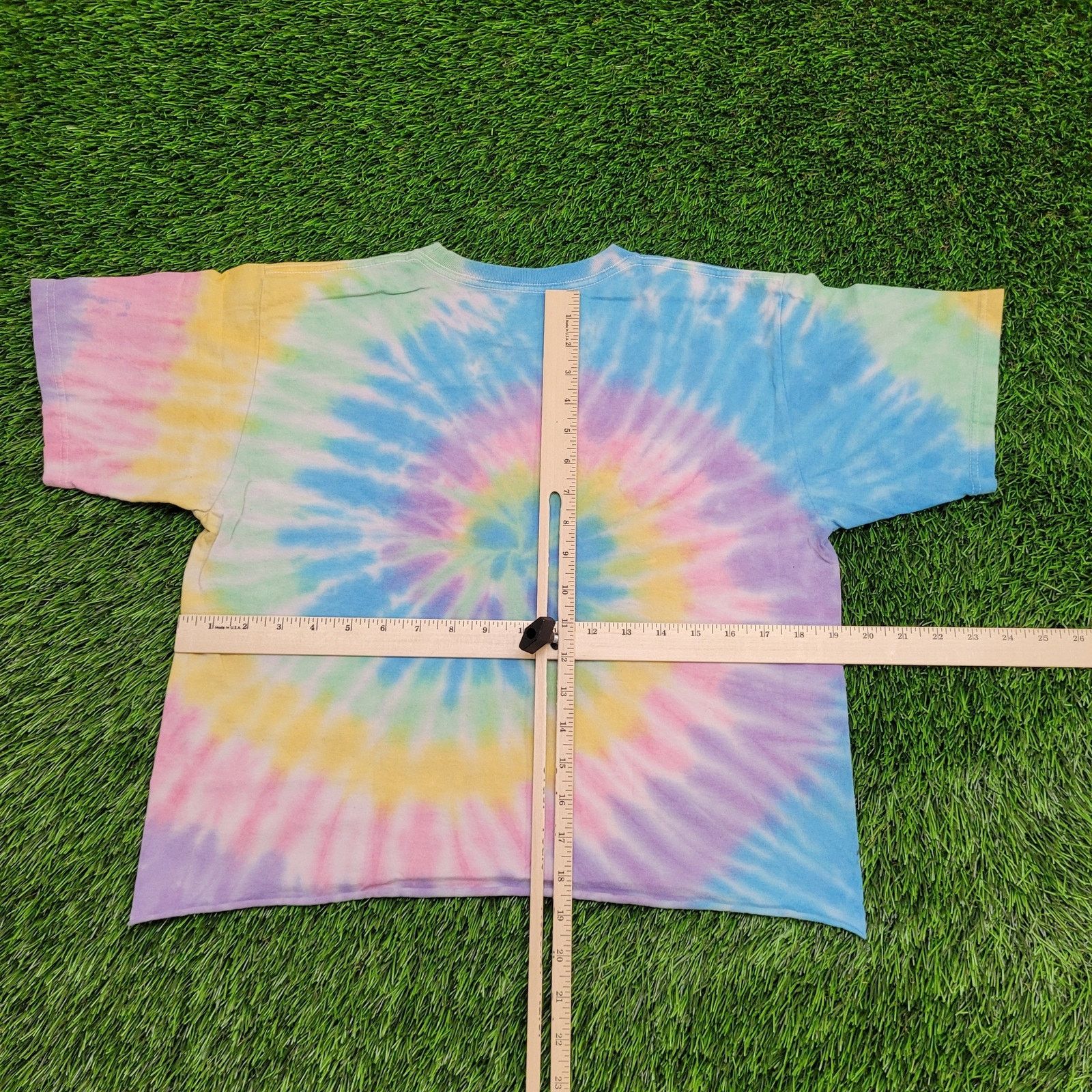 Other AC/DC High Voltage Pastel Tie-Dye Cropped T-Shirt Womens S/M Size M / US 6-8 / IT 42-44 - 9 Thumbnail