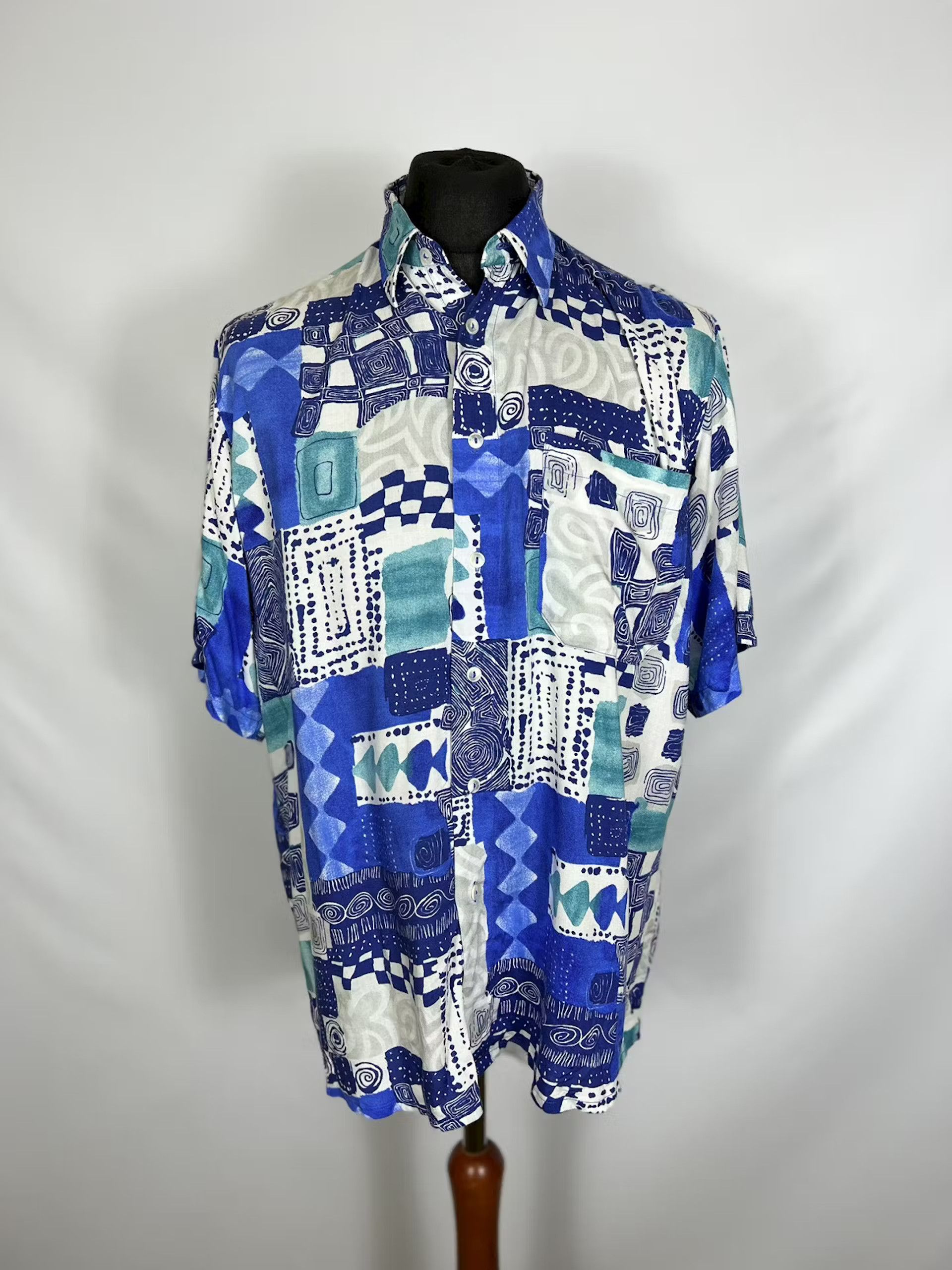 Vintage Vintage Crazy Shirt 80’s short sleeve Size US M / EU 48-50 / 2 - 1 Thumbnail