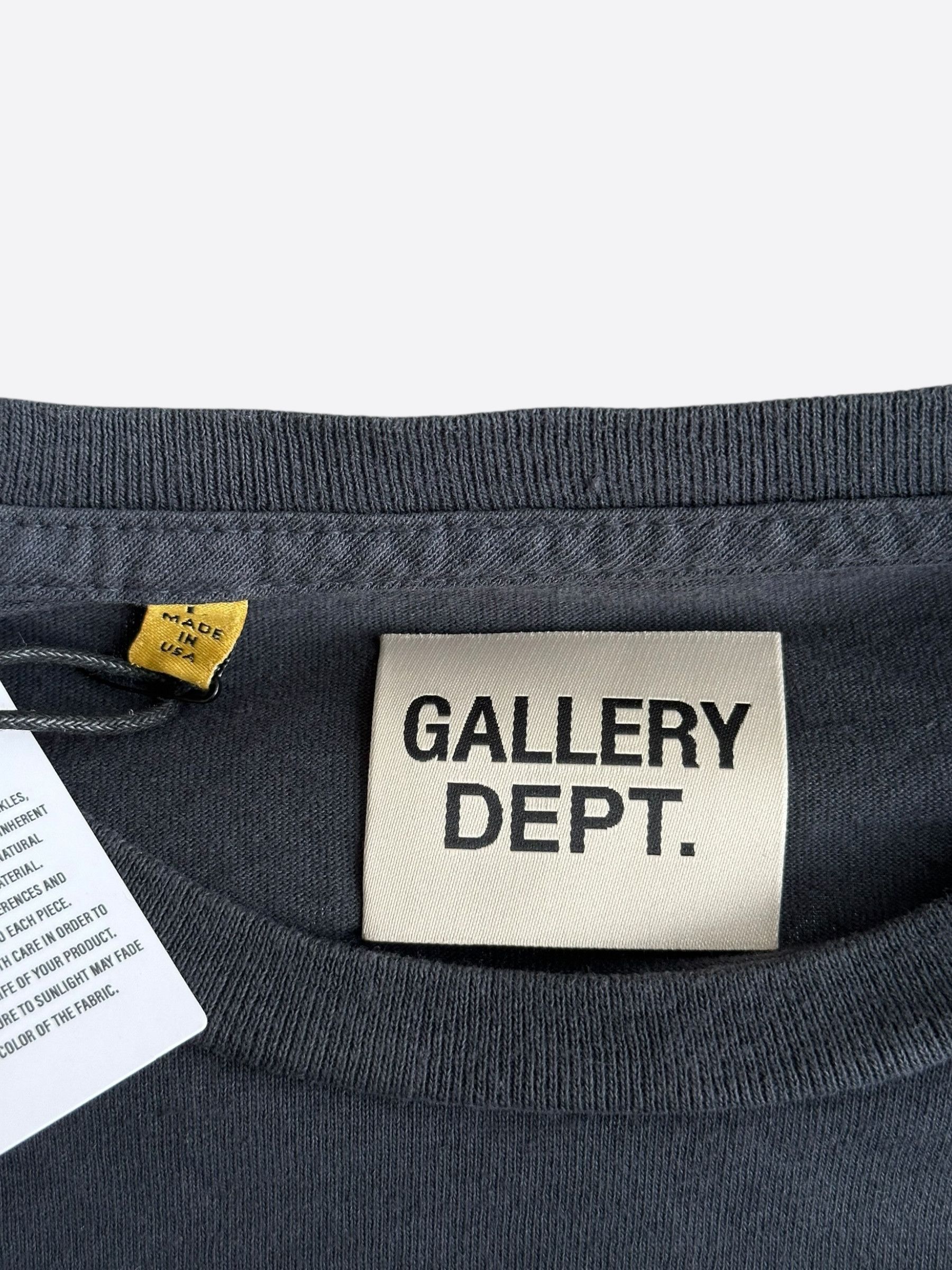 Gallery Dept. Washed Black & Red Anarchy Logo Longsleeve T-Shirt Size US S / EU 44-46 / 1 - 3 Thumbnail