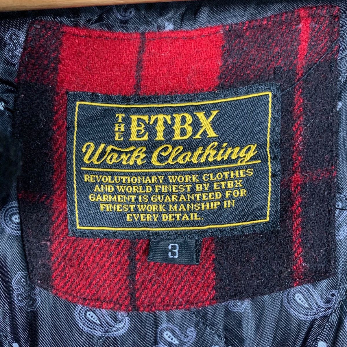 Japanese Brand ETBX Rude Boy Victim Big Logo Red Tartan Jacket #1852-C80 Size US S / EU 44-46 / 1 - 16 Thumbnail