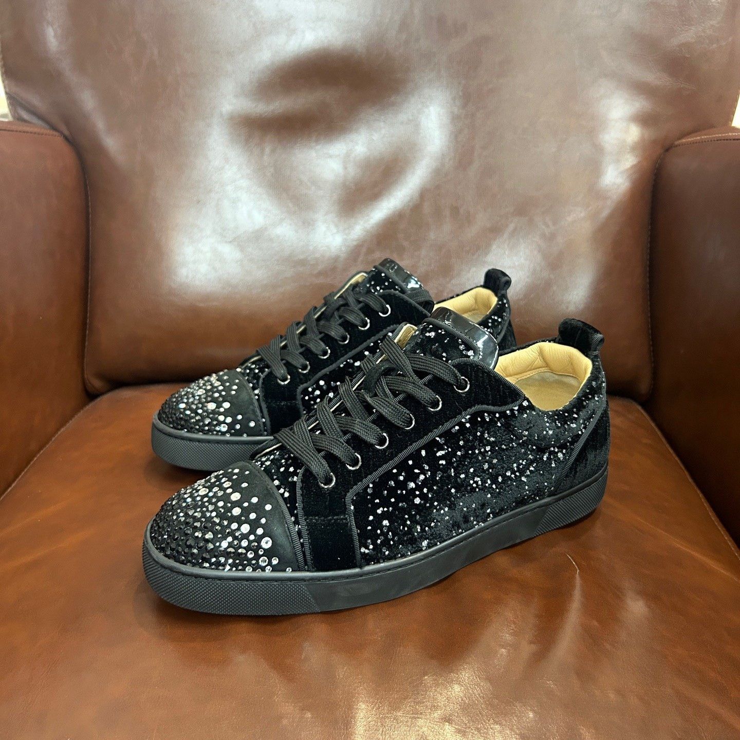 Christian Louboutin CL Black Diamond Casual Shoes Size US 9 / EU 42 - 1 Thumbnail