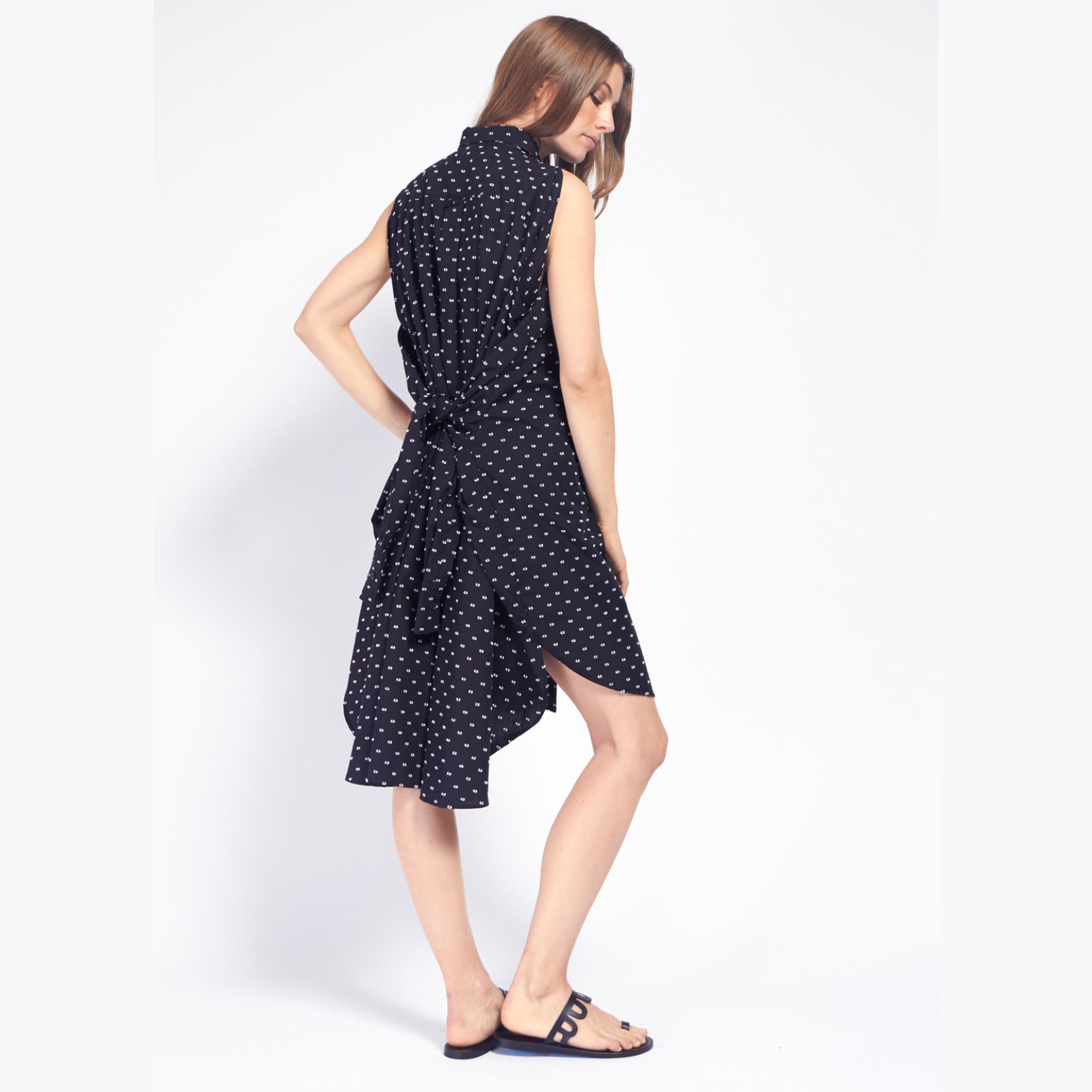 Henrik Vibskov SOLD Henrik Vibskov White Polka Dot Shirt Dress Size S Size S / US 4 / IT 40 - 9 Thumbnail