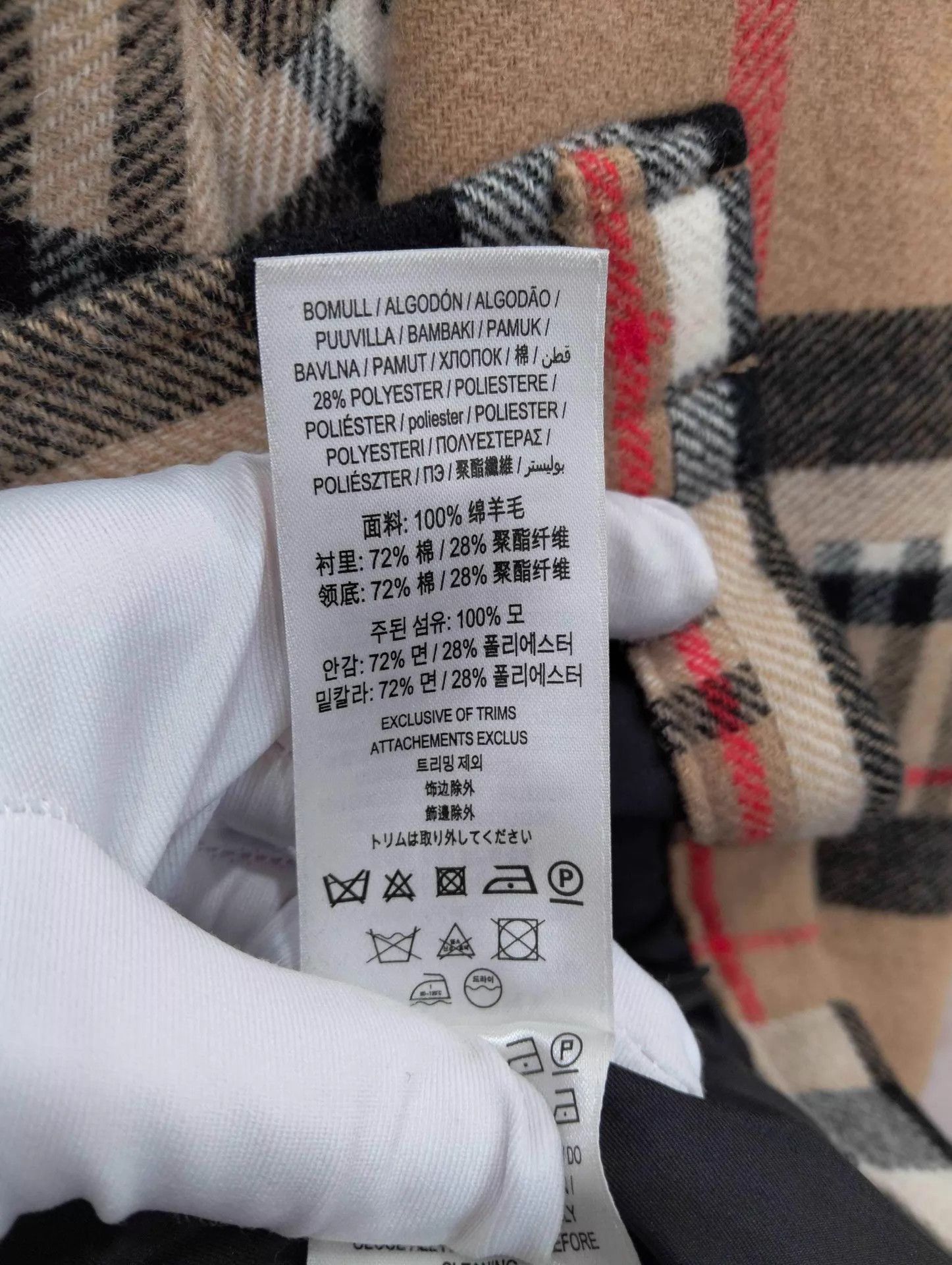Burberry Burberry Classic Check Plaid Wool Jacket S 95 New Size US S / EU 44-46 / 1 - 6 Thumbnail