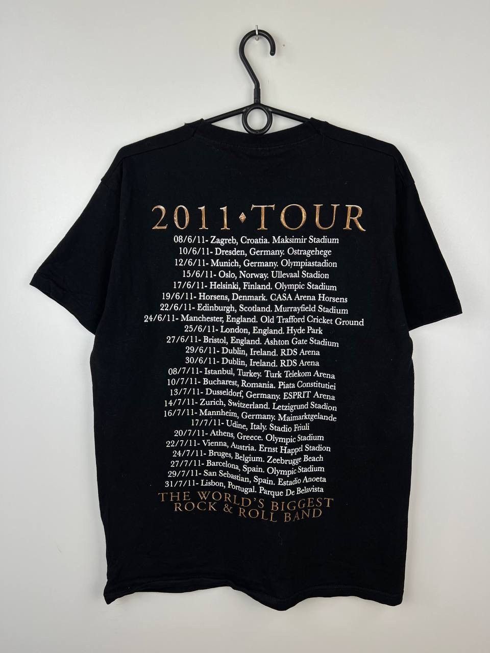 Vintage Bon Jovi 2011 tour band t-shirts size L Size US L / EU 52-54 / 3 - 2 Thumbnail