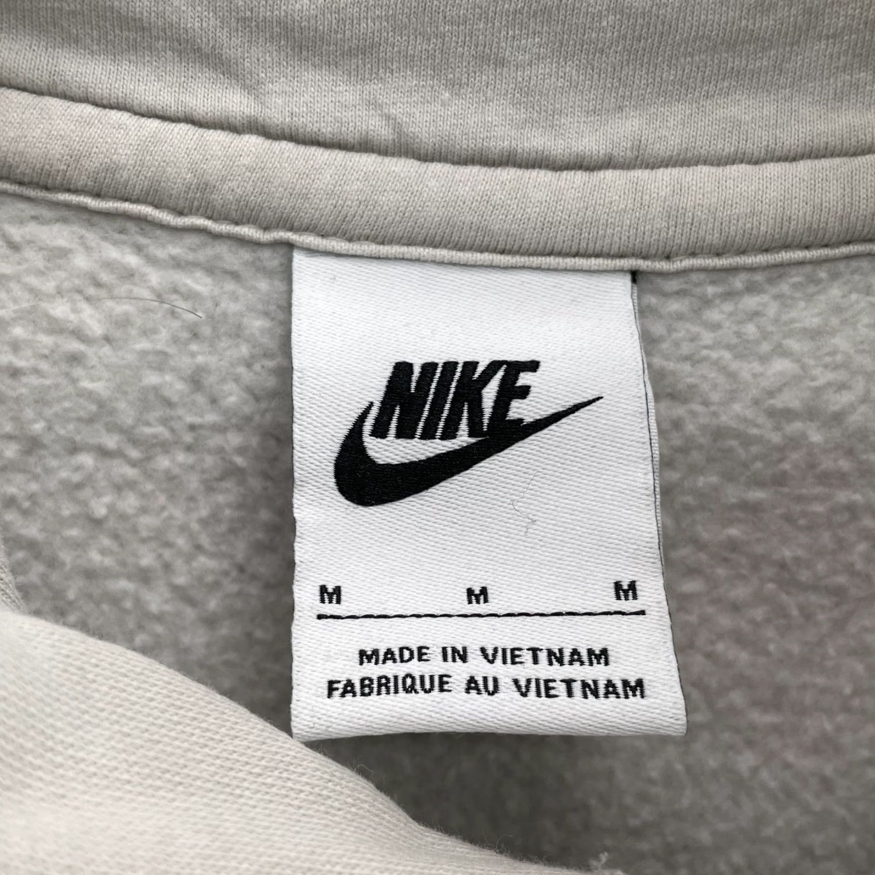 Nike Nike Hoodie Men's Med Ivory Sportswear Y2K Streetwear Minimalist Comfy Basic Gym Size US M / EU 48-50 / 2 - 4 Thumbnail
