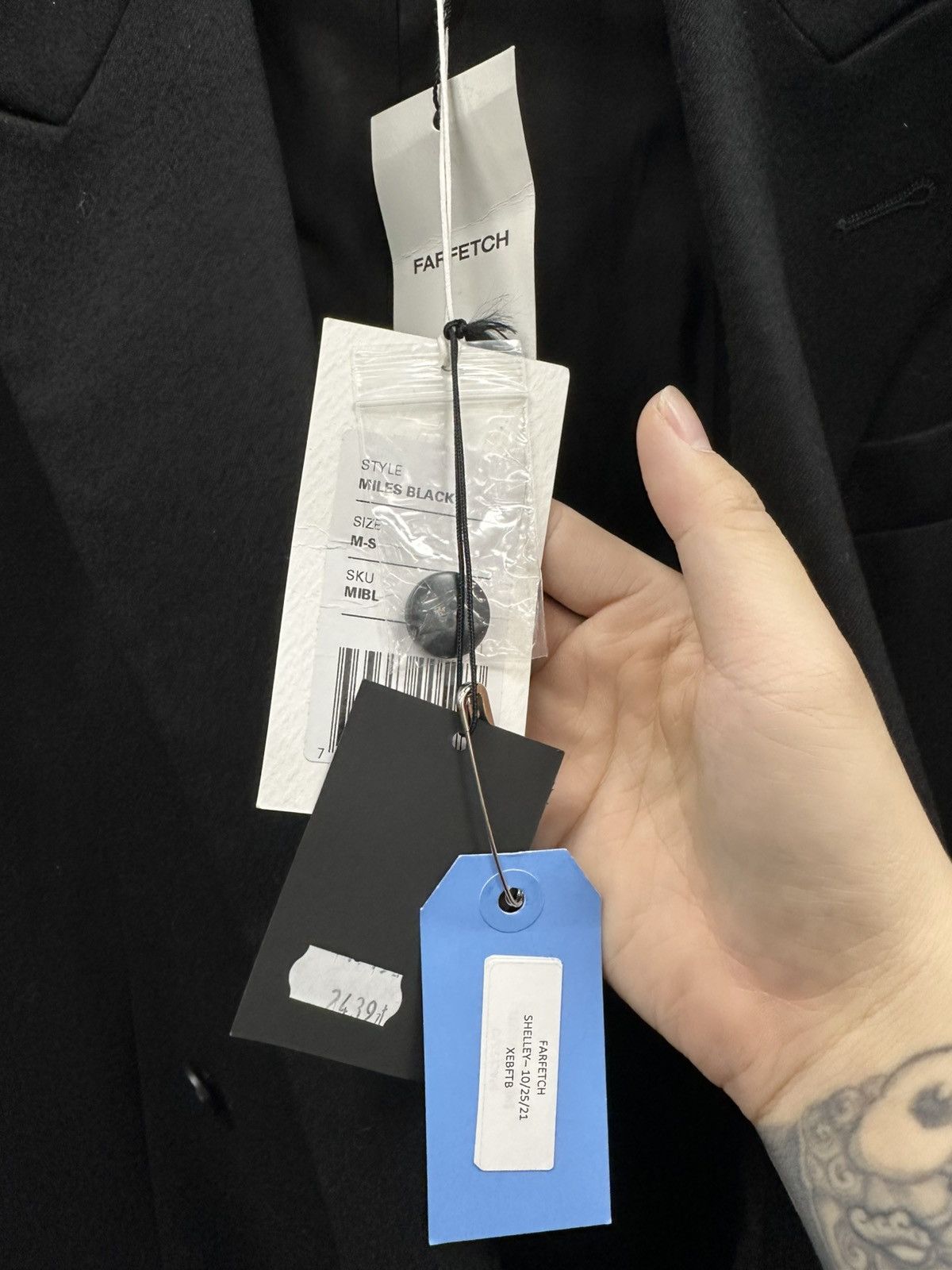 Eytys EYTYS DOUBLE BREASTED BLAZER JACKET OVERSIZED SMALL MILES Size US S / EU 44-46 / 1 - 4 Thumbnail