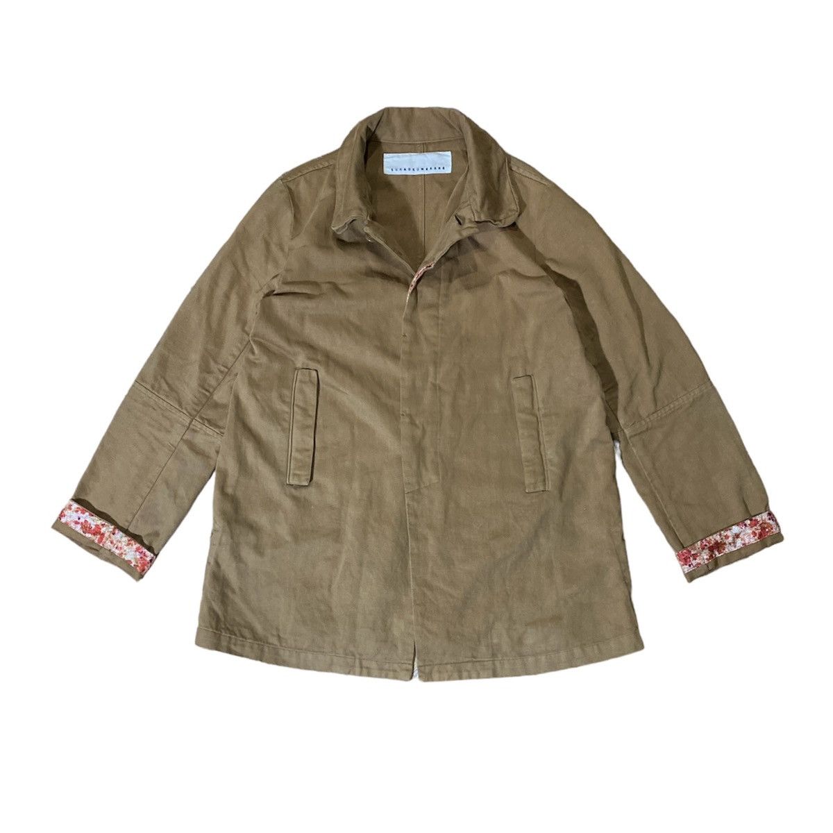 Issey Miyake × Japanese Brand × Sunao Kuwahara Issey Miyake Sunao Kuwahara Floral Coat Size M / US 6-8 / IT 42-44 - 1 Thumbnail