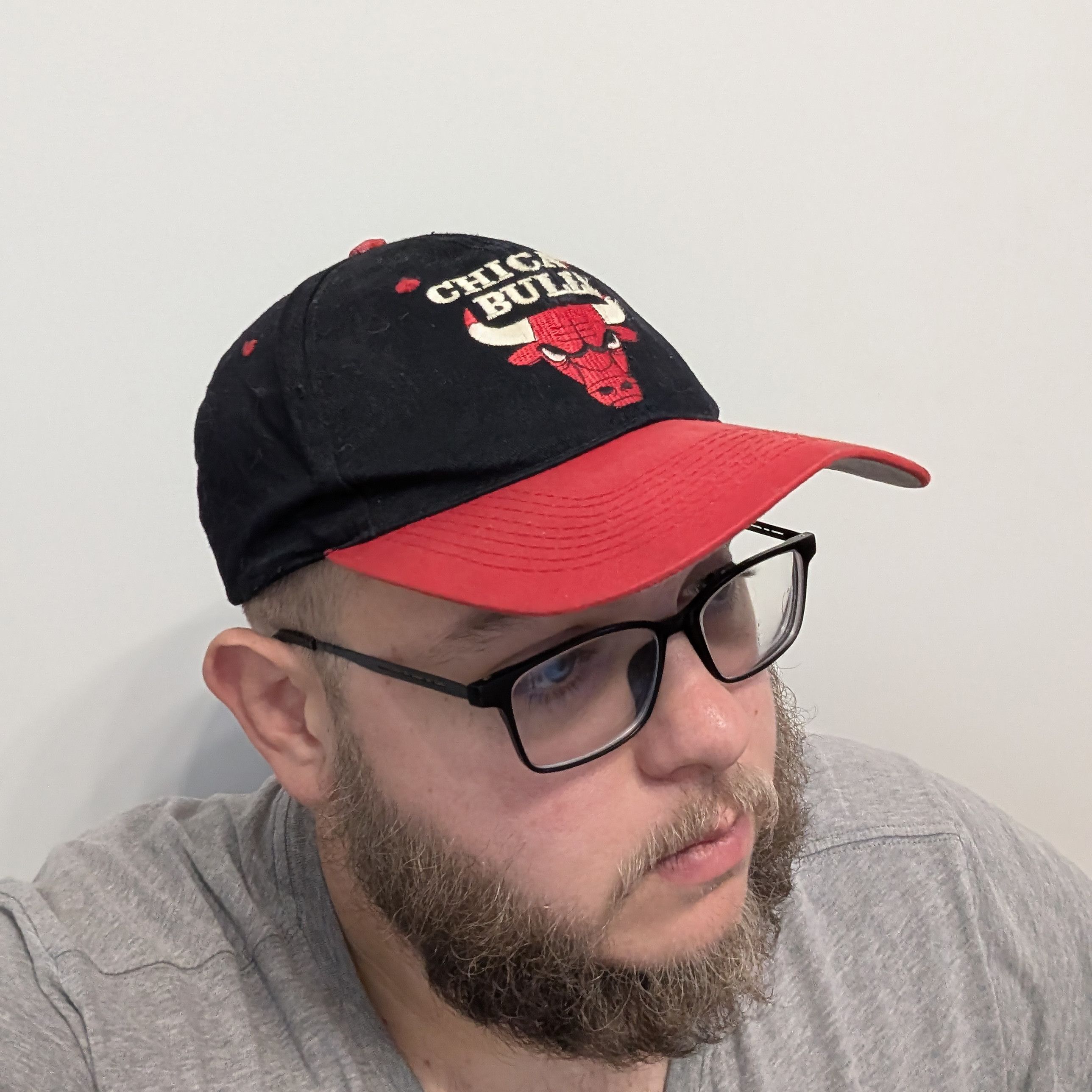 Other Vintage 90's Chicago Bulls NBA Snapback Hat Cap Hat Red Size ONE SIZE - 4 Thumbnail