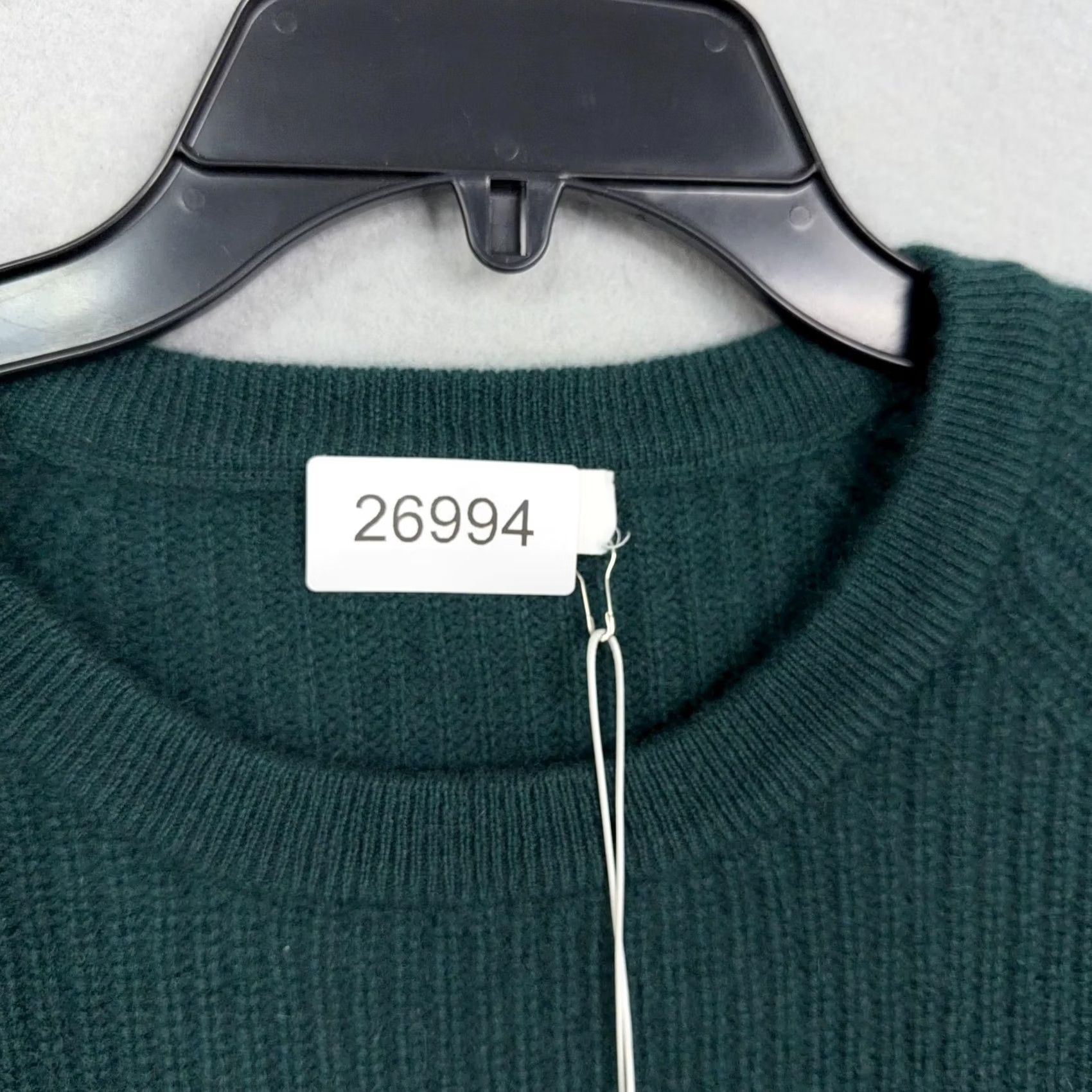 Vintage VINTAGE OGD Sweater Dress Womens Small Green 100% Cashmere Crew Neck Knit Mini NWT Size S / US 4 / IT 40 - 7 Thumbnail